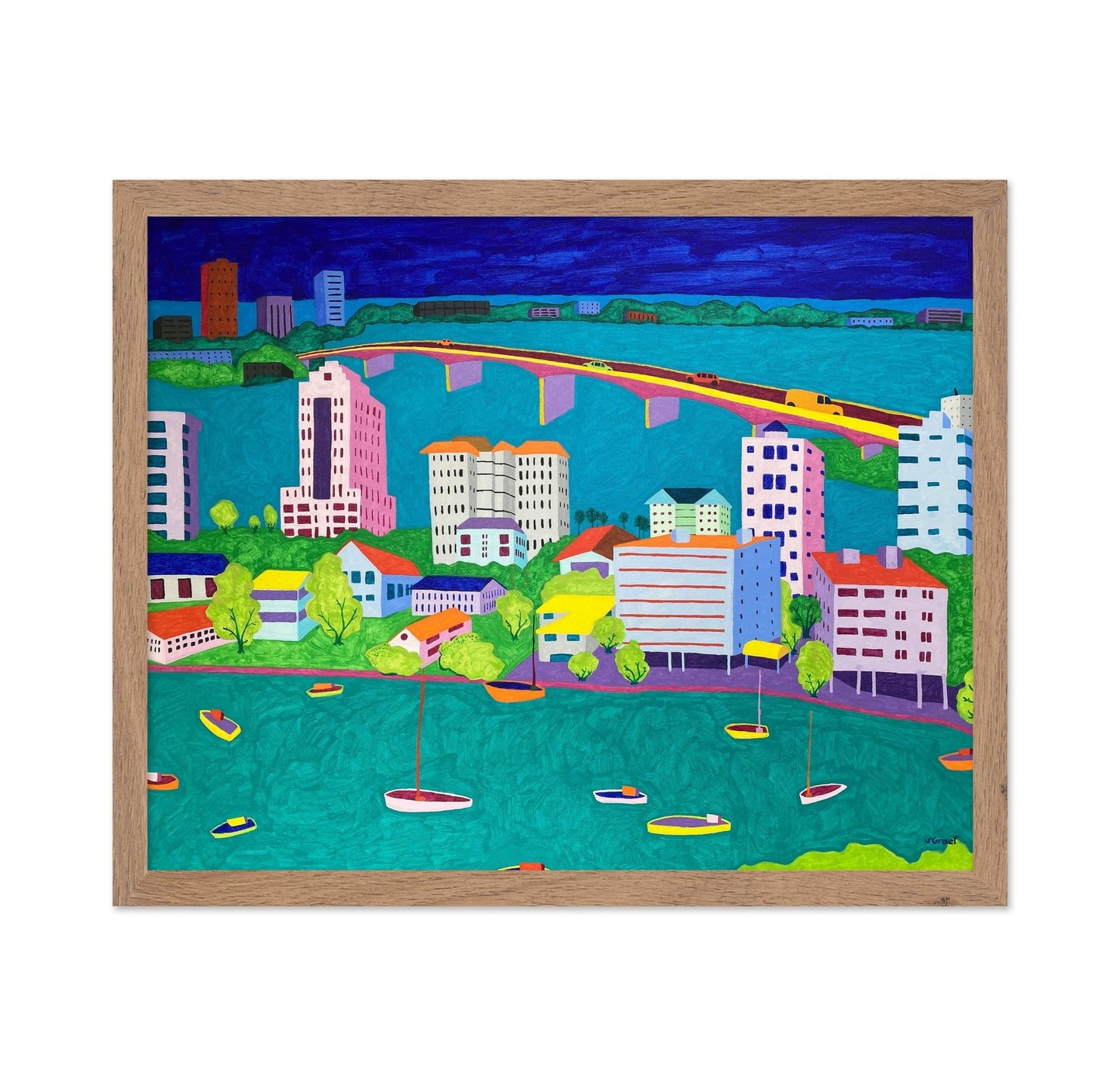 Colorful Harbor City