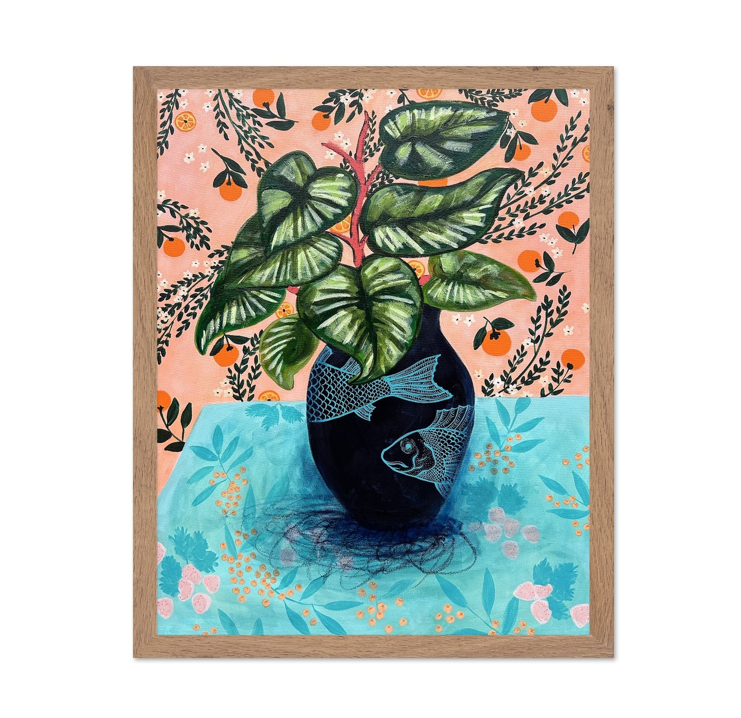 Fish Vase Botanical