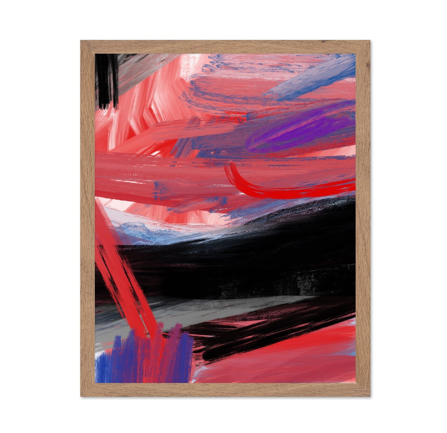 Crimson Motion Abstract No2