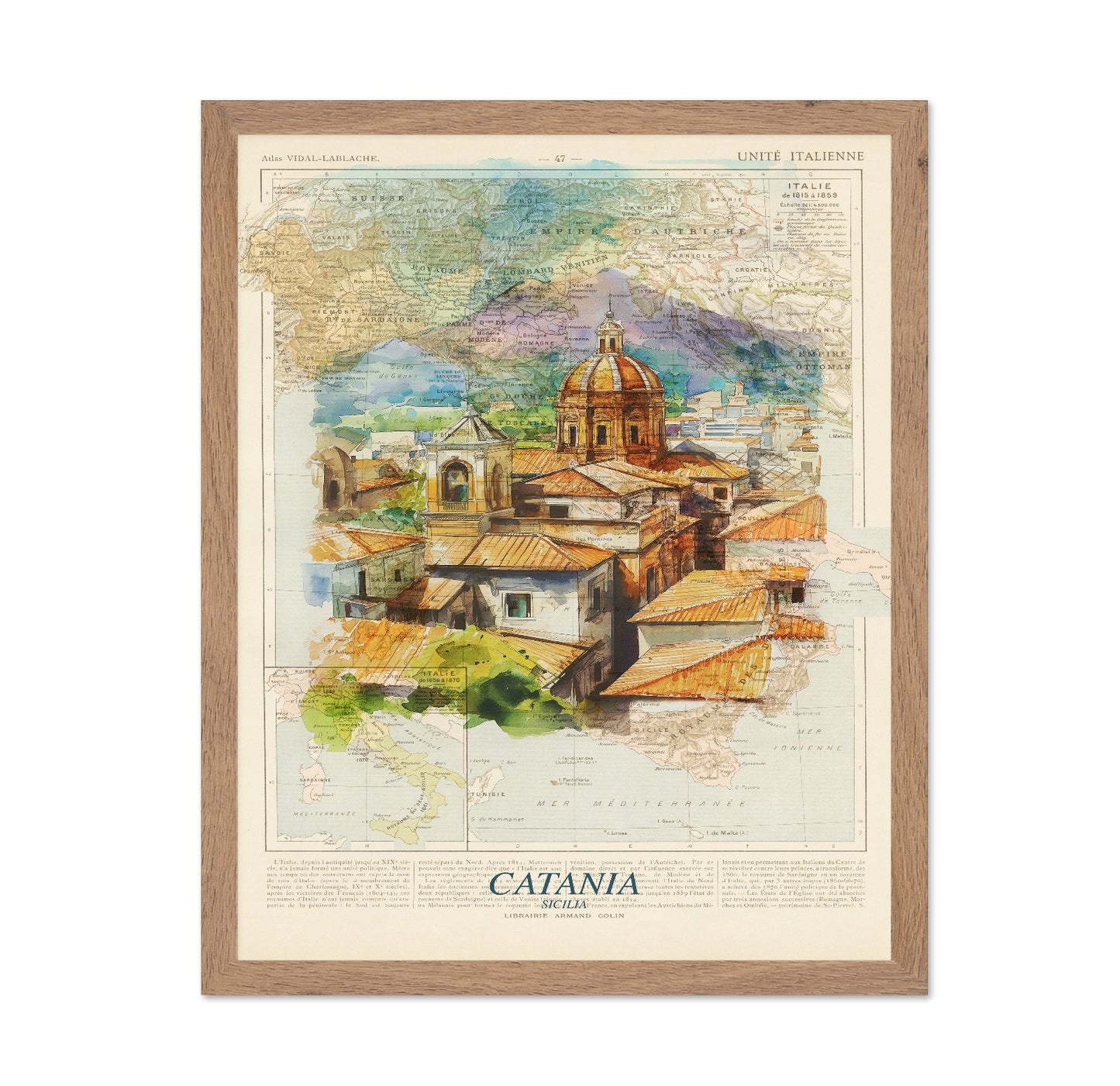 Italian Rooftops Map