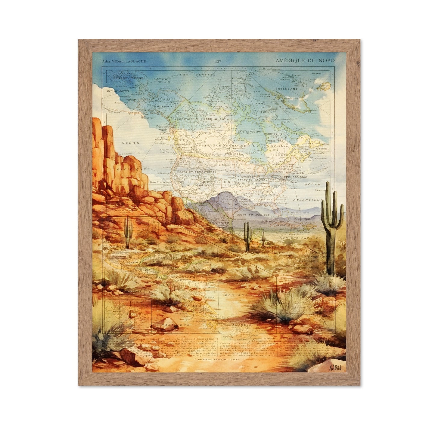 North America Desert Map