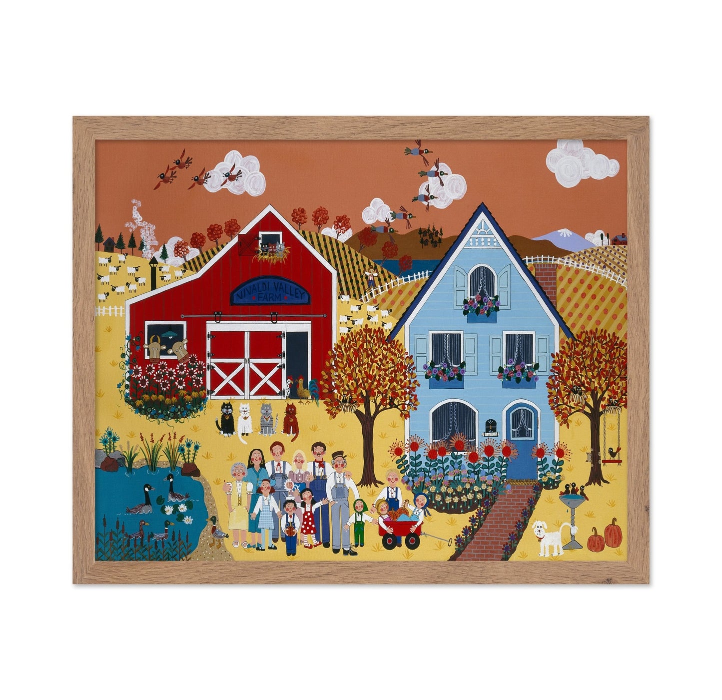 Autumn Farm Family
