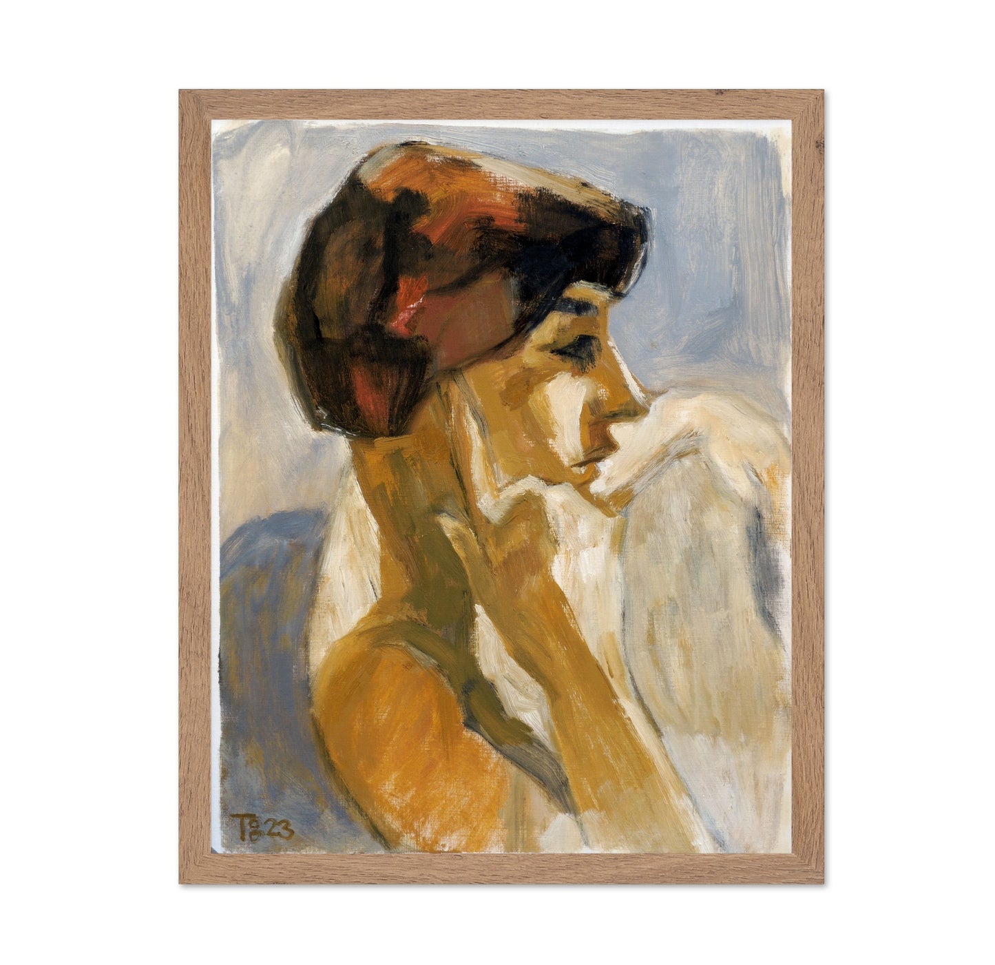 Woman Profile Thought