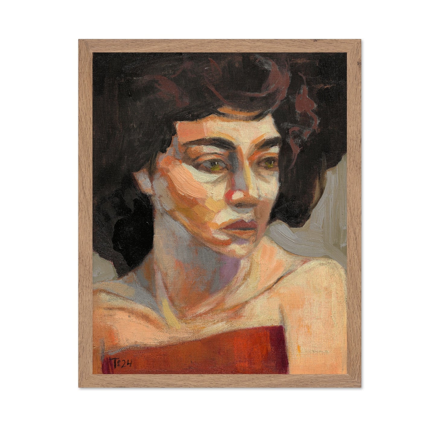 Expressive Woman Portrait