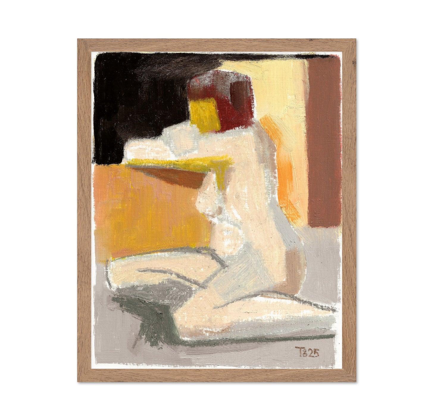 Seated Nude Abstract