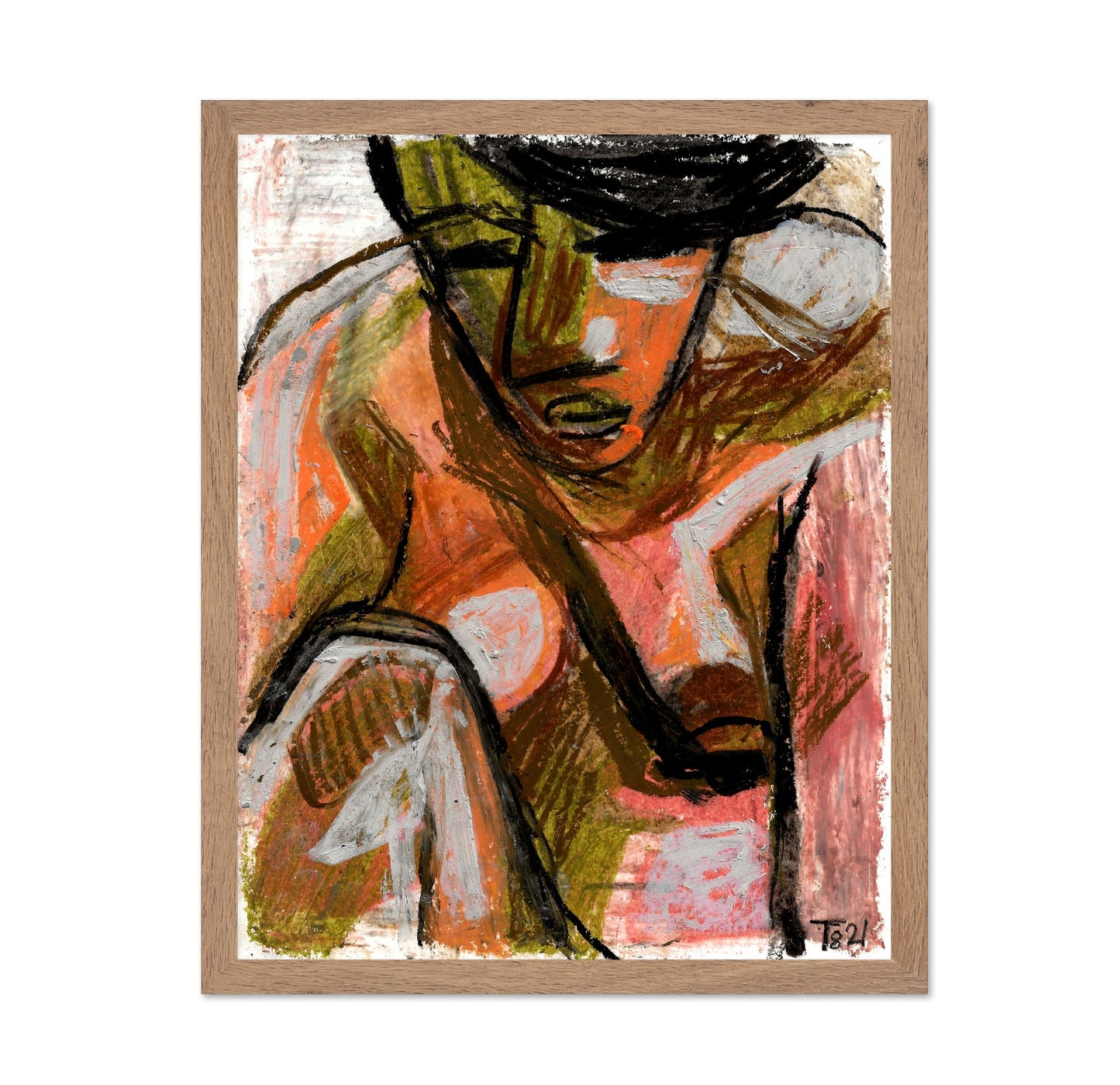 Abstract Seated Figure No4