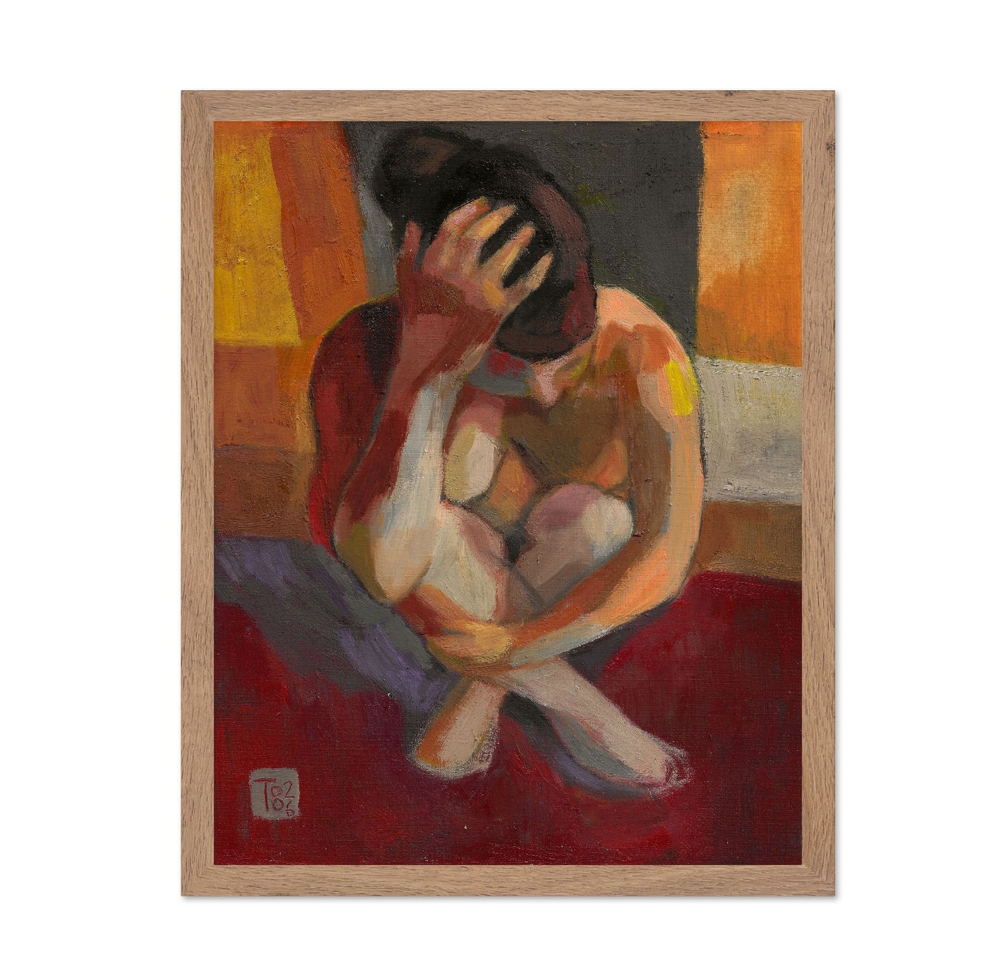 Seated Figure Reflection