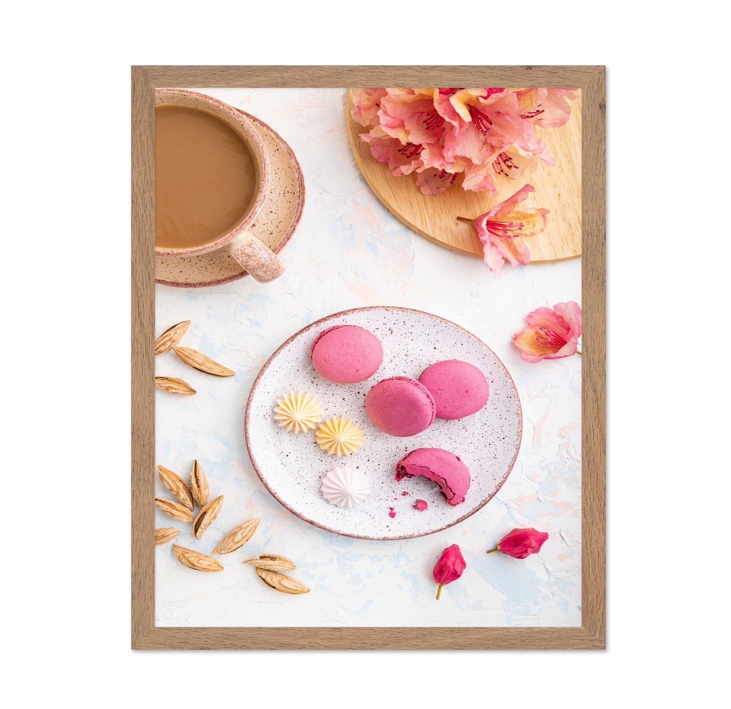 Pink Macaron Coffee