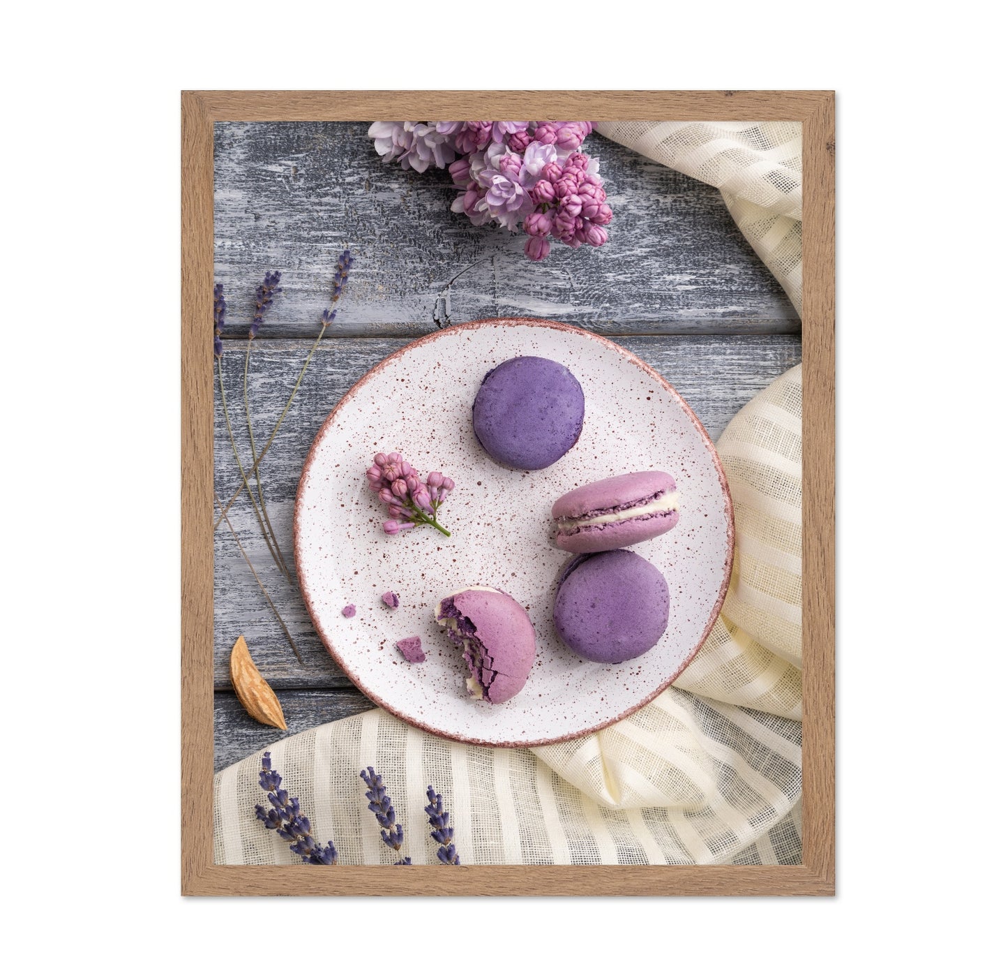 Lavender Macaron Plate