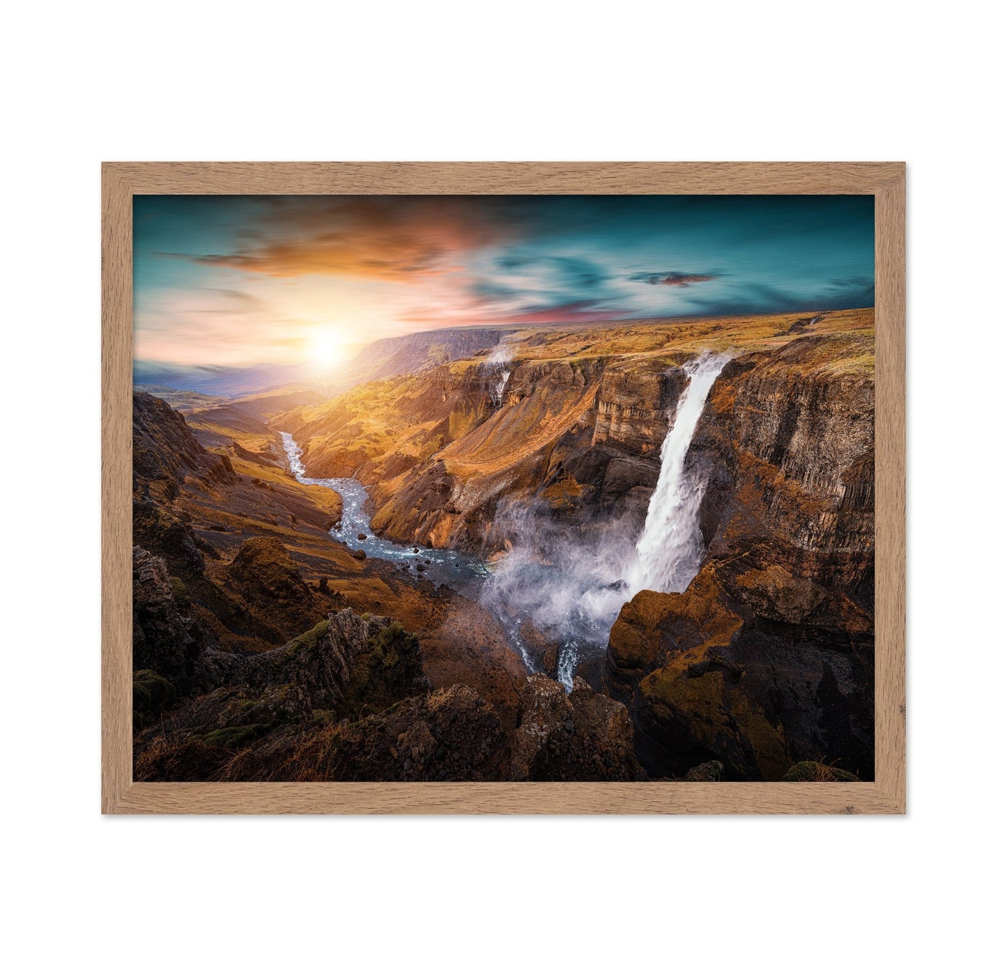 Canyon Waterfall Glow