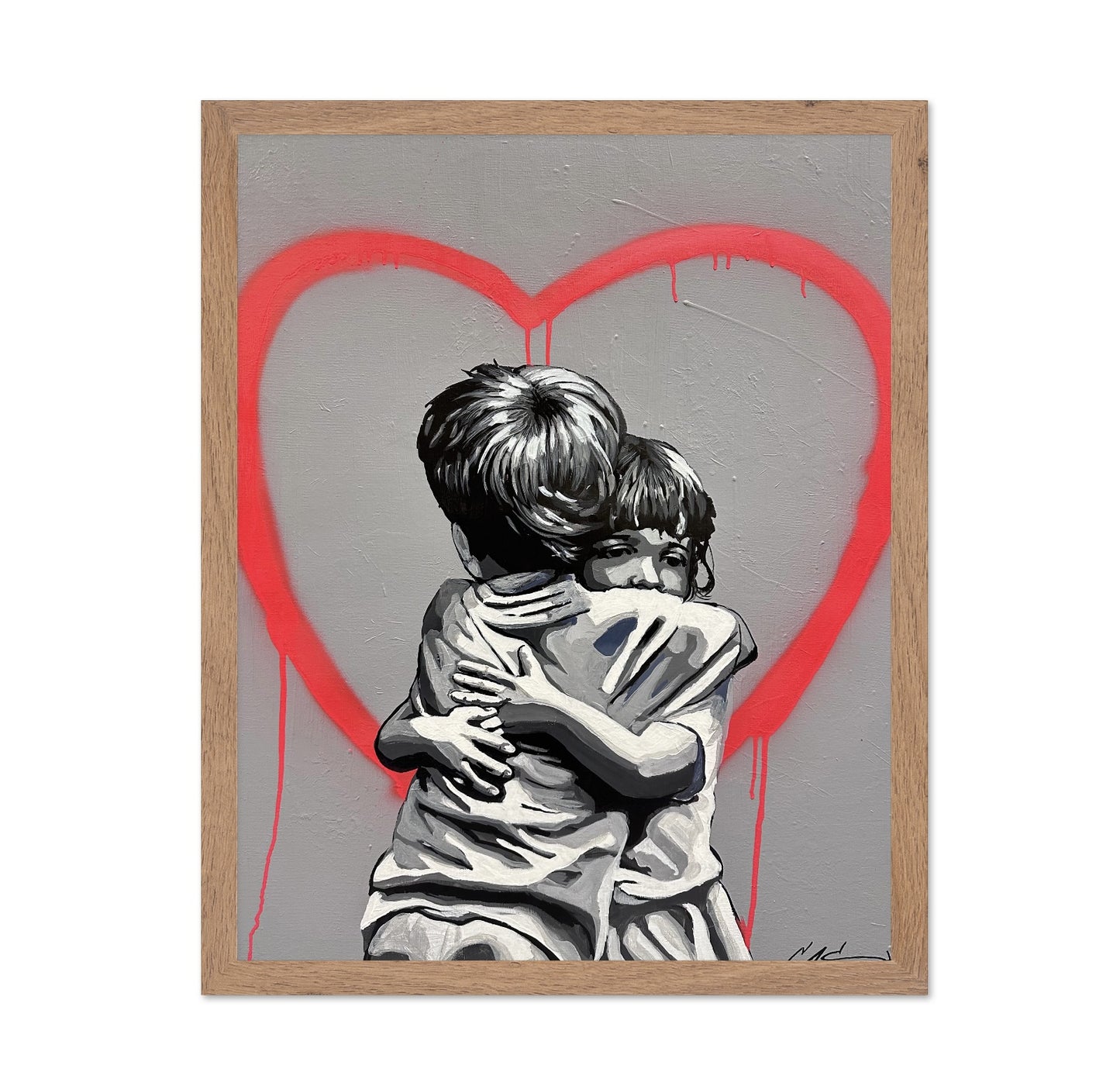 Kids Hug Heart