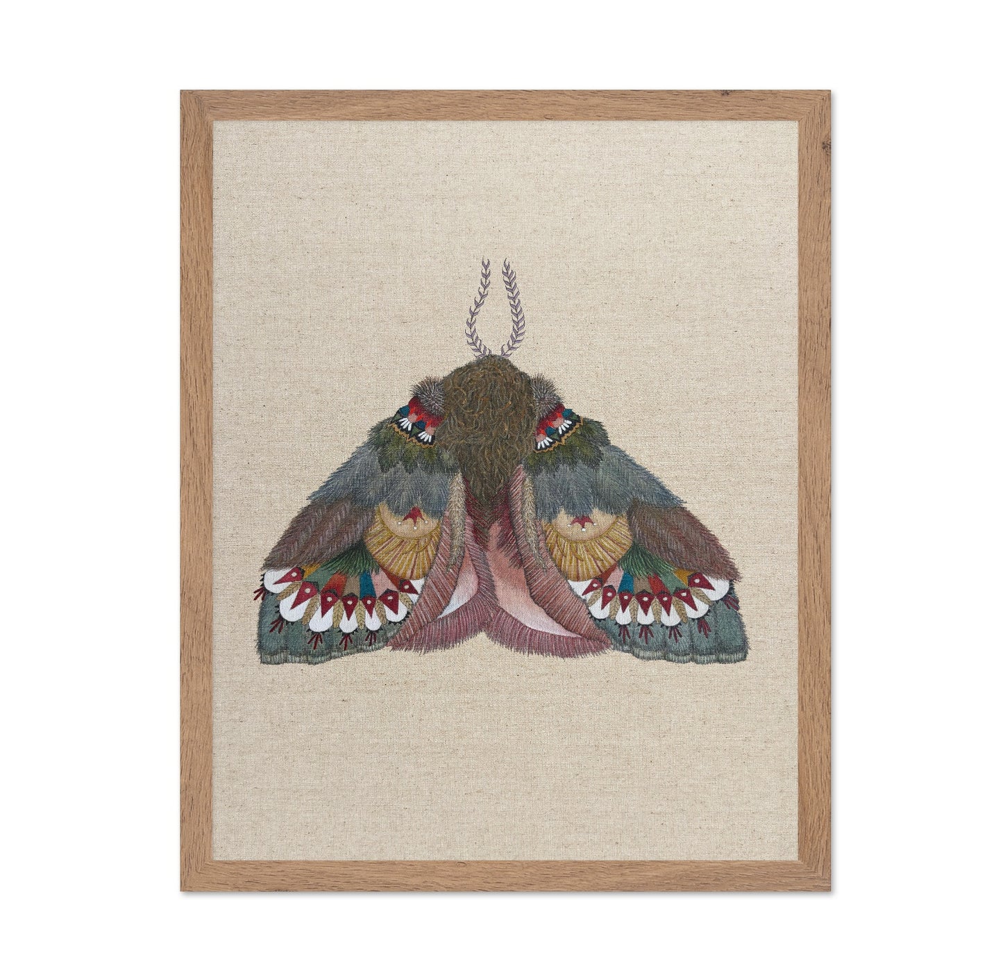 Folk Pattern Moth