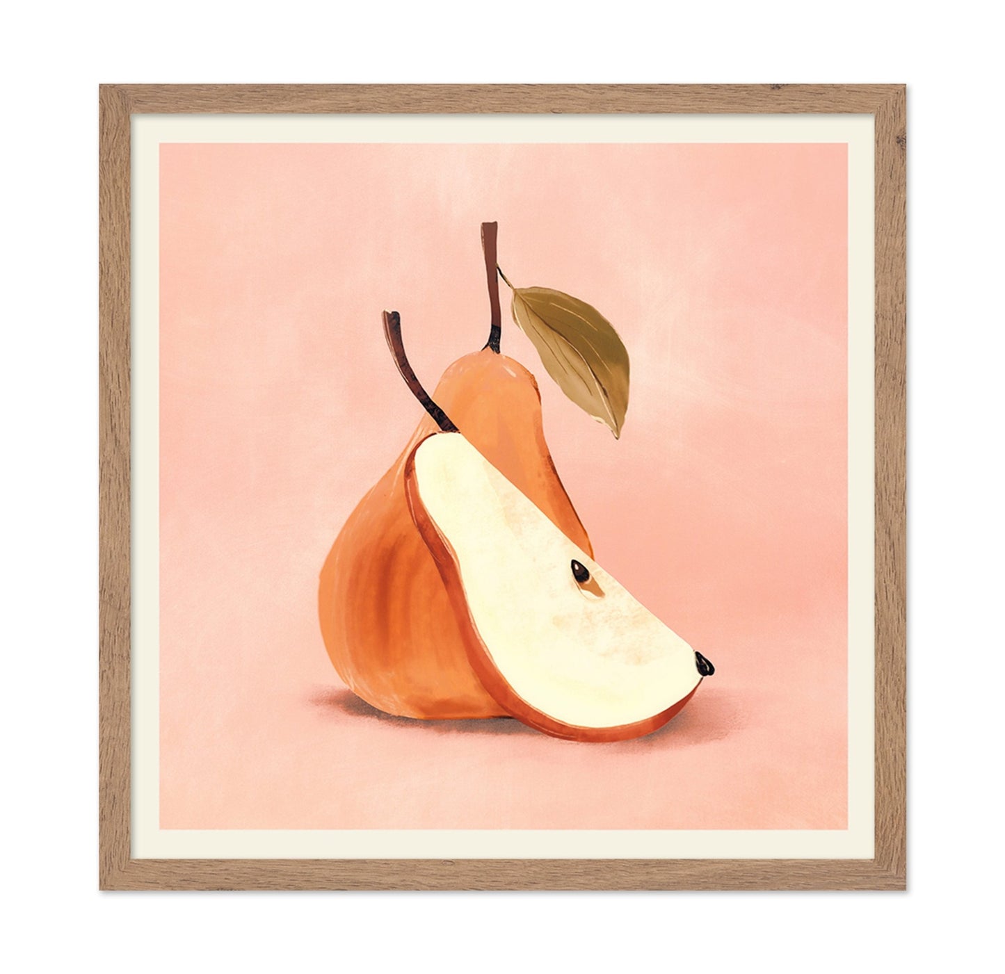 Pear Slice Illustration