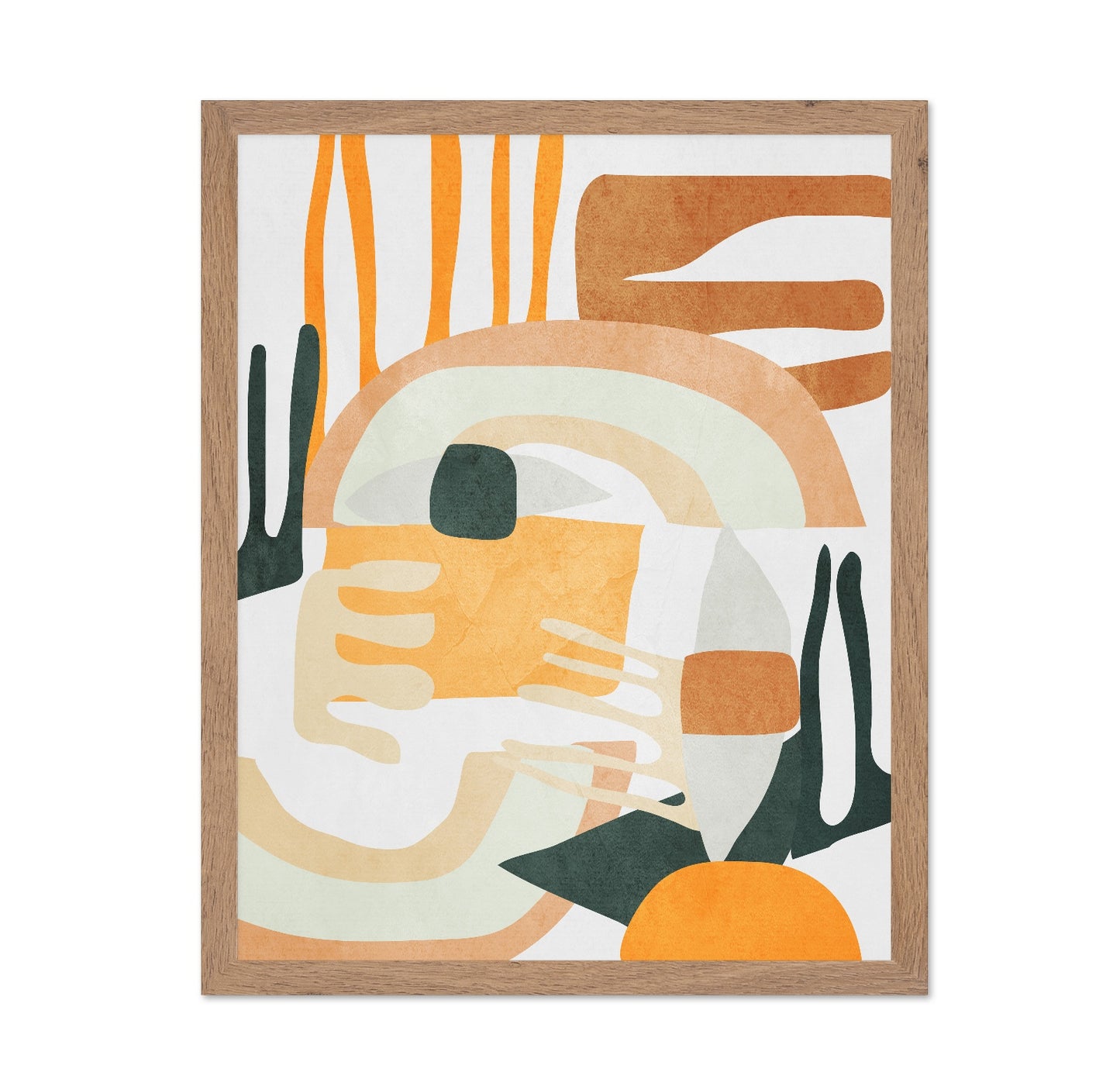 Warm Abstract Shapes No2