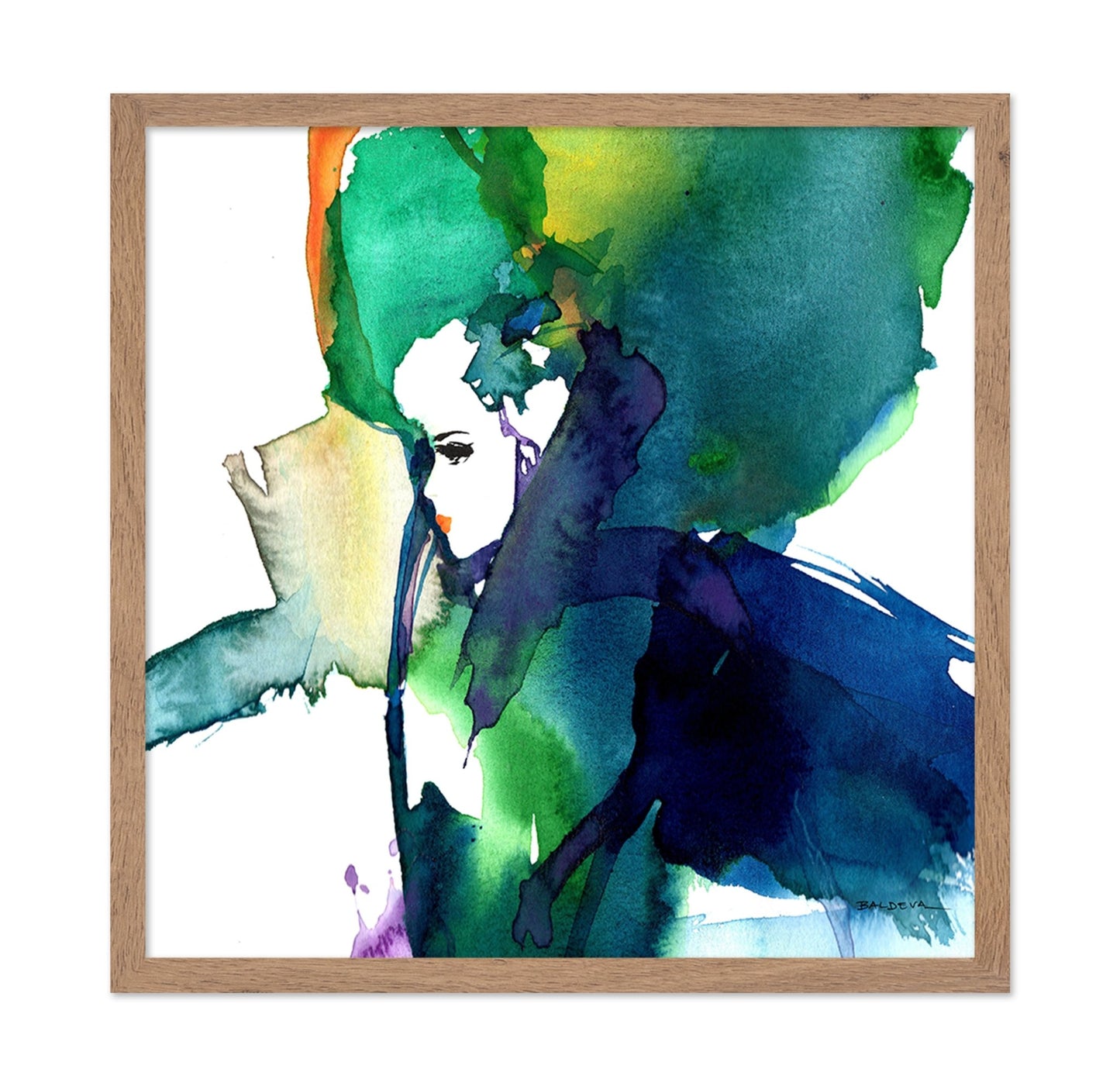 Colorful Abstract Portrait No1