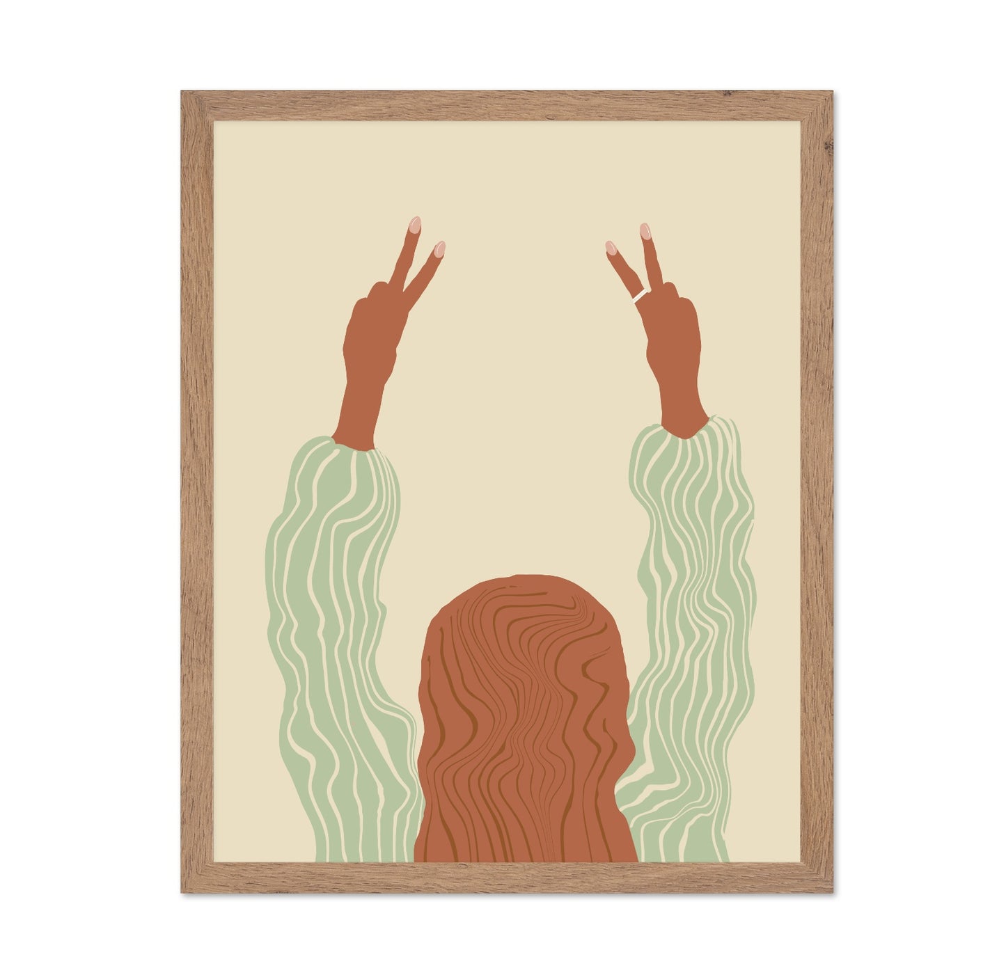 Peace Hands Illustration