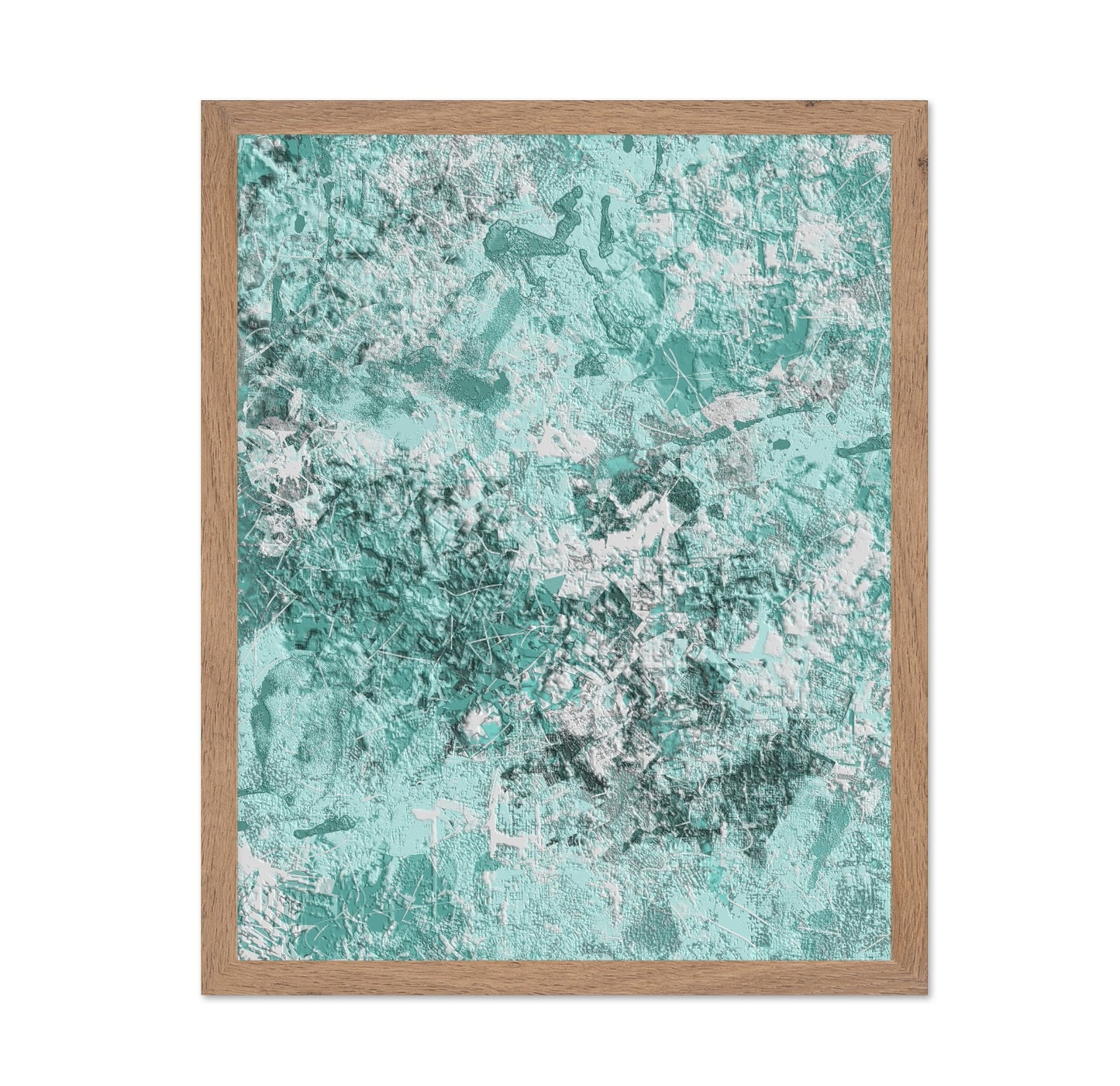 Textured Teal Abstract
