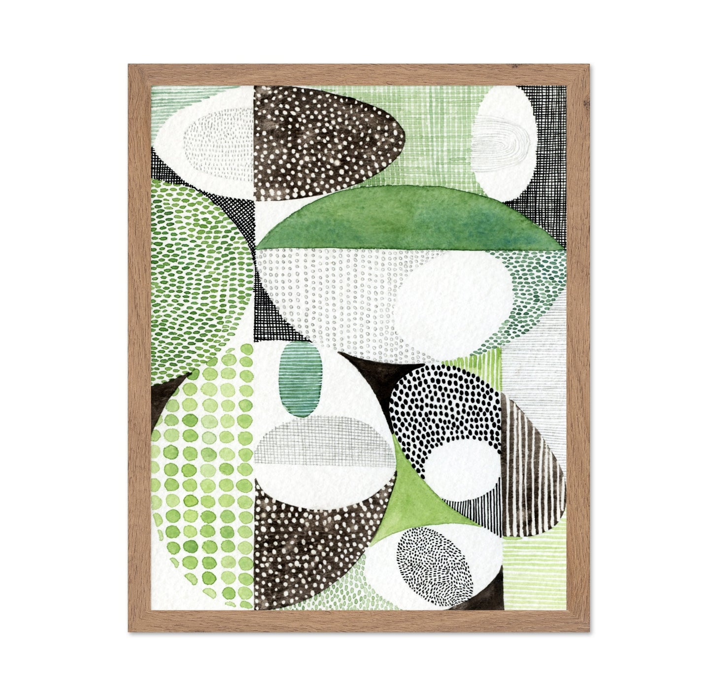 Green Pattern Shapes