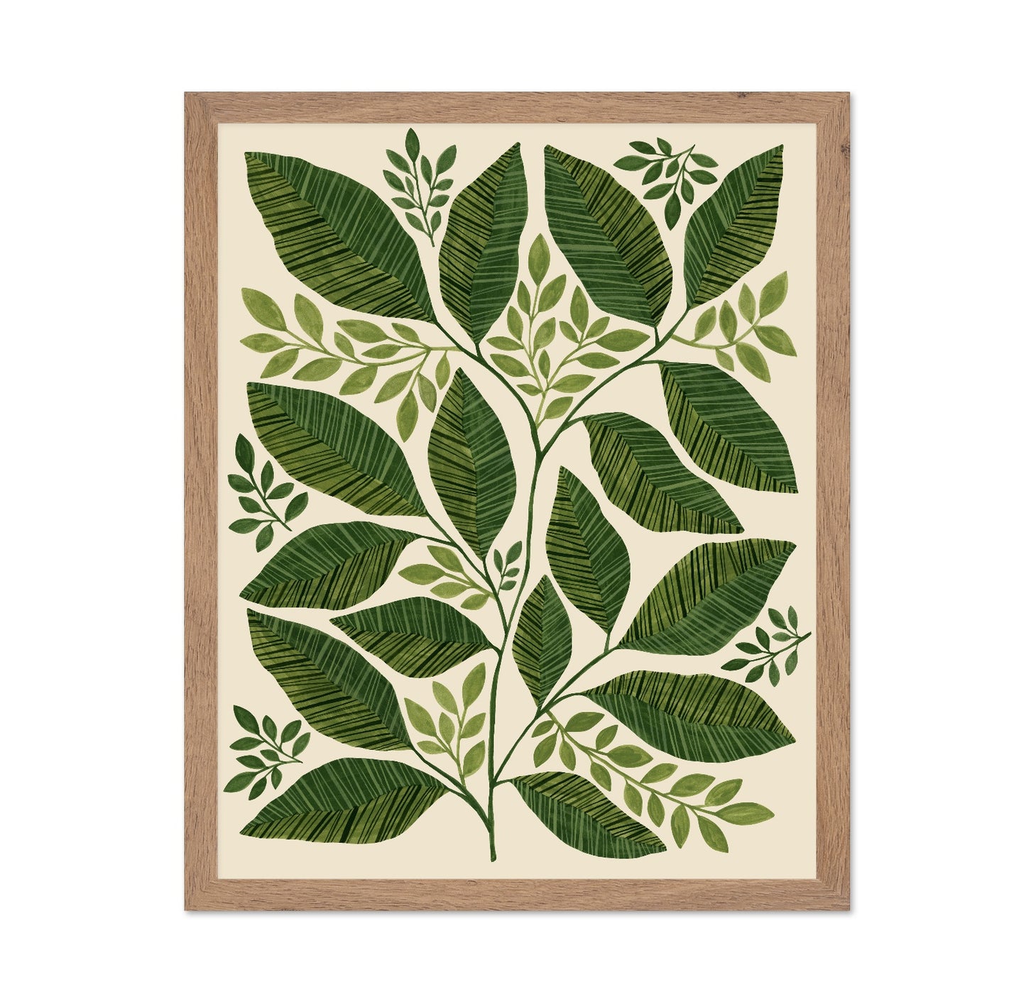 Green Botanical Leaves