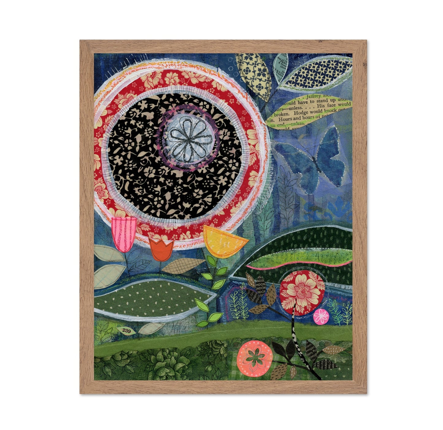 Whimsical Garden Collage