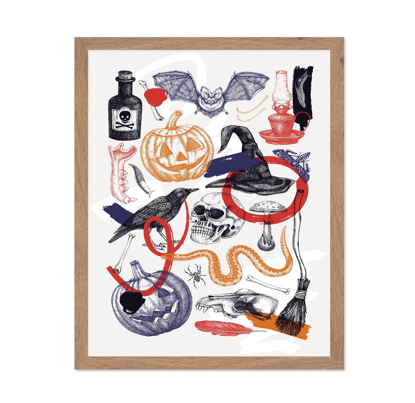 Halloween Vintage Collage