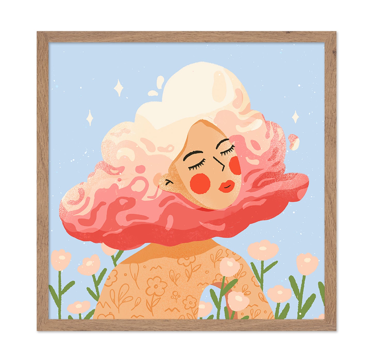 Floral Hair Dream Girl