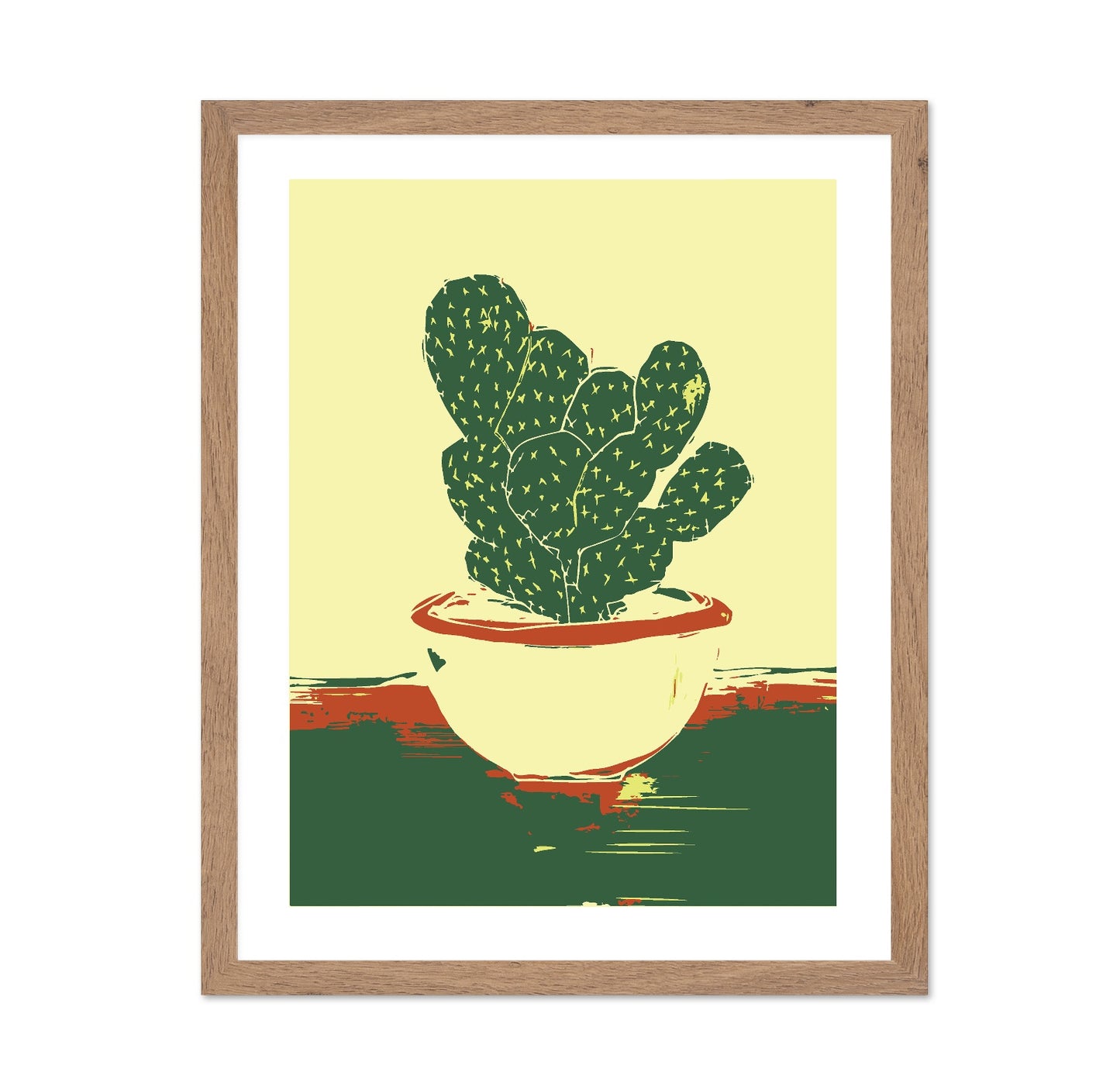 Cactus Pot Illustration