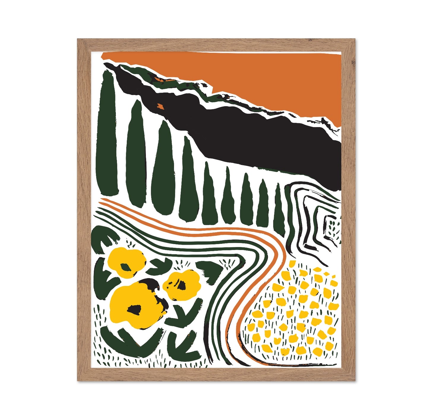 Stylized Coastal Path