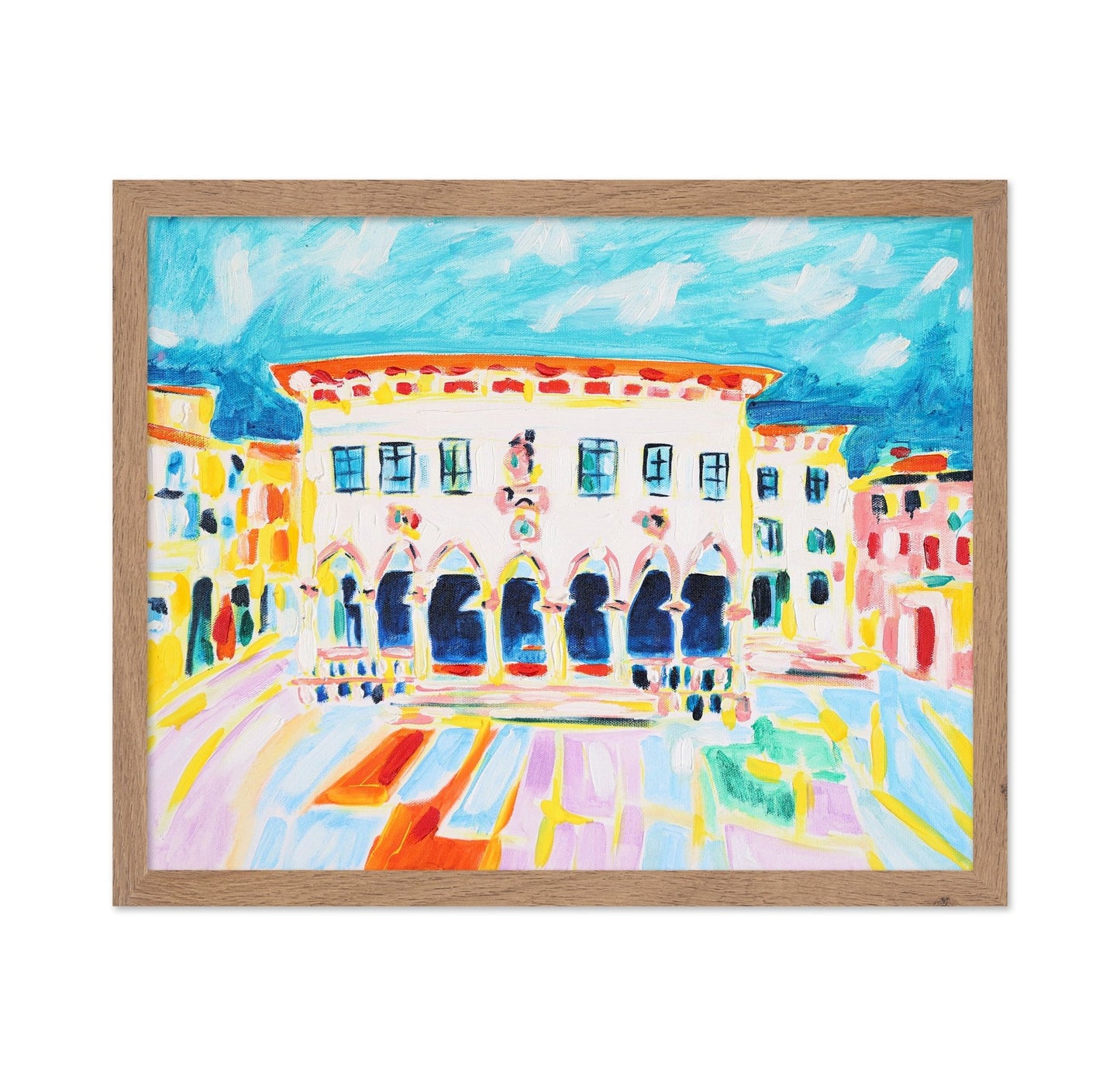 Colorful City Plaza