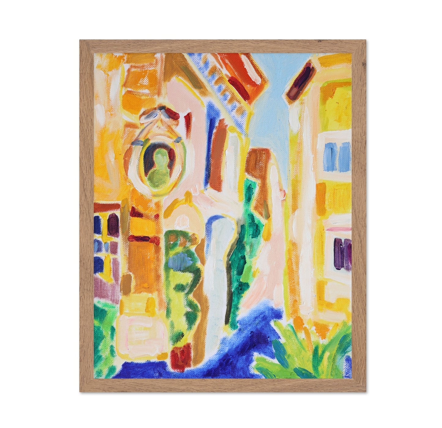 Colorful Alleyway Scene