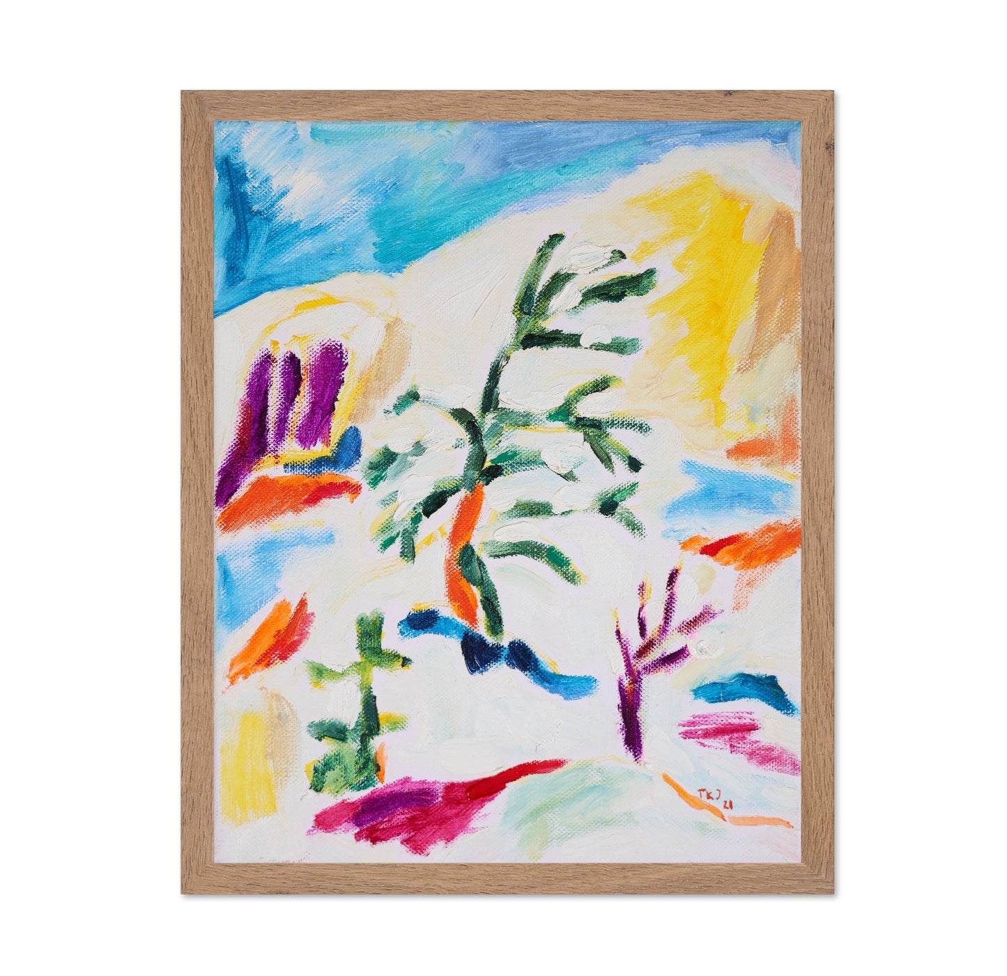 Abstract Winter Tree