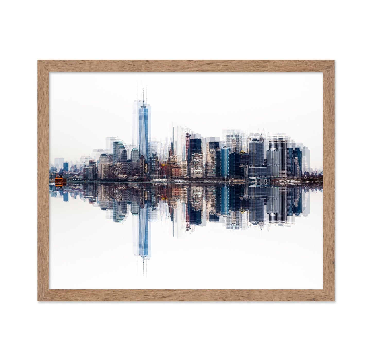 City Reflection Skyline