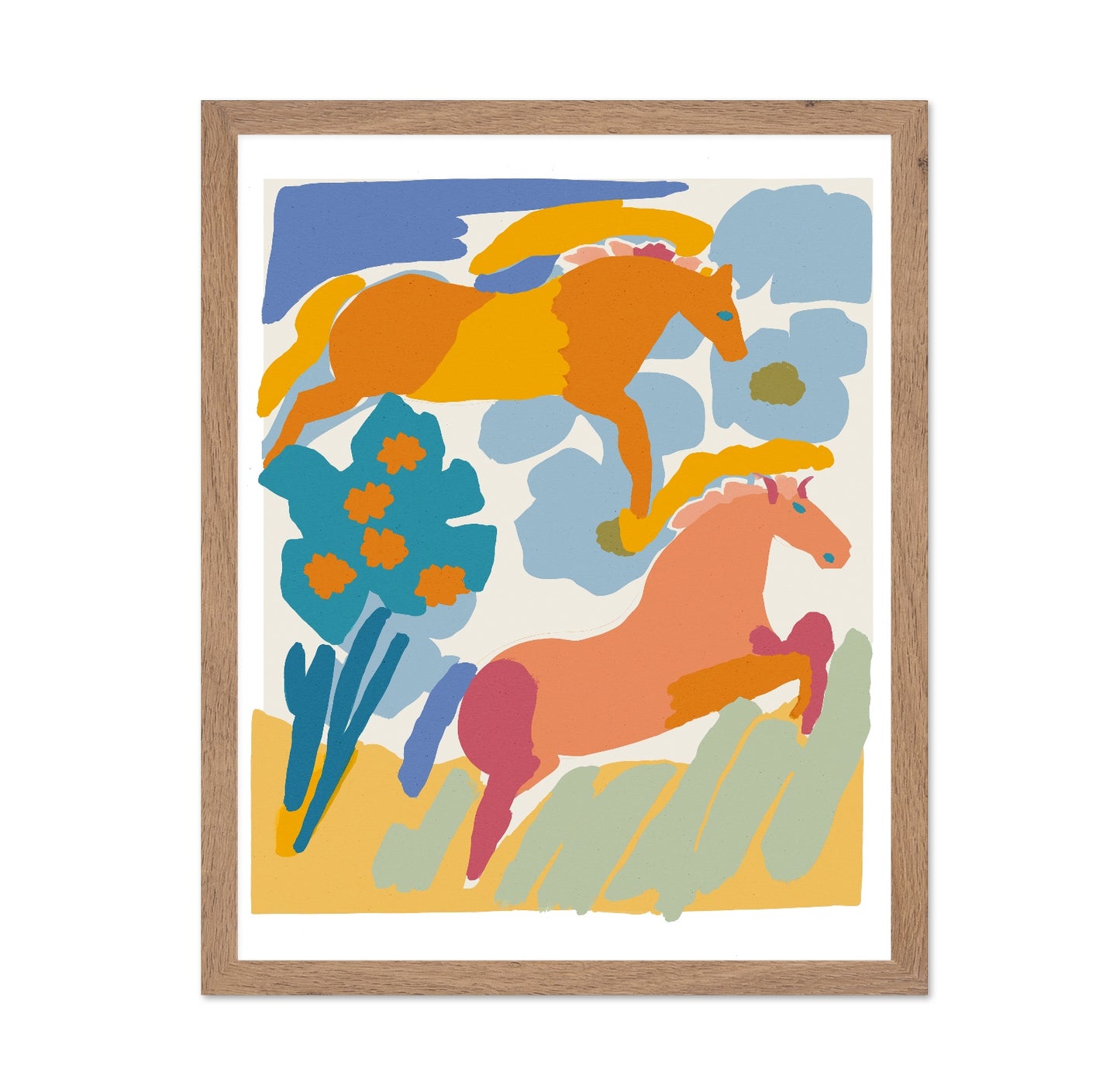 Colorful Horse Garden