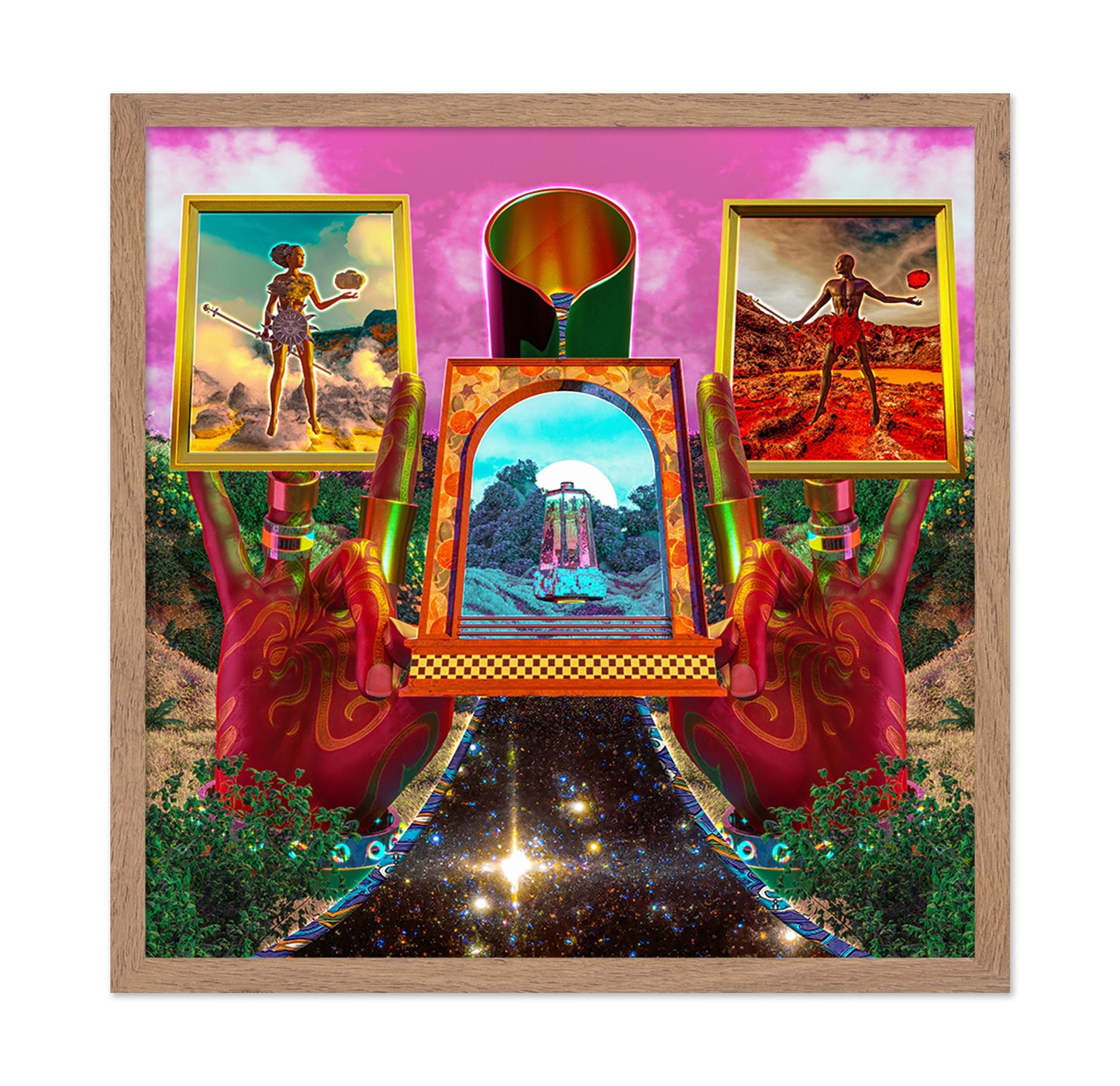 Cosmic Dual Realms