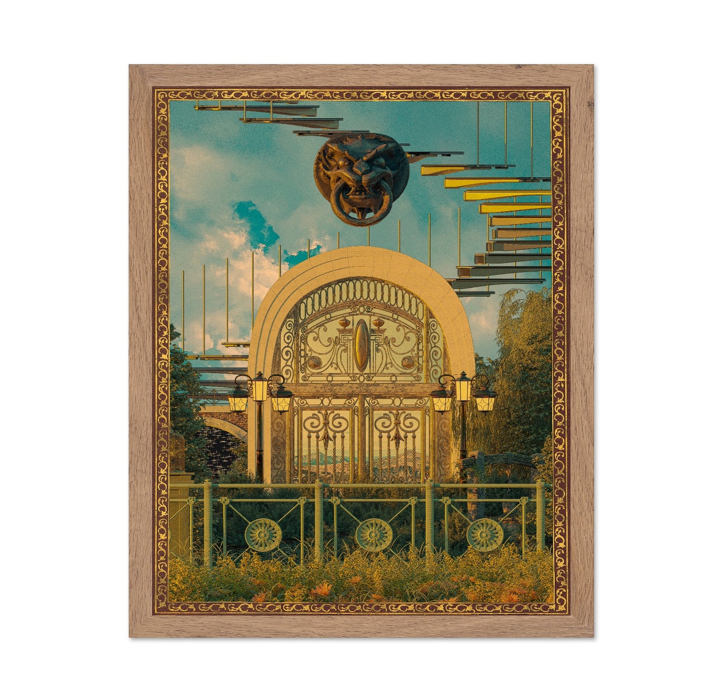 Surreal Garden Gate