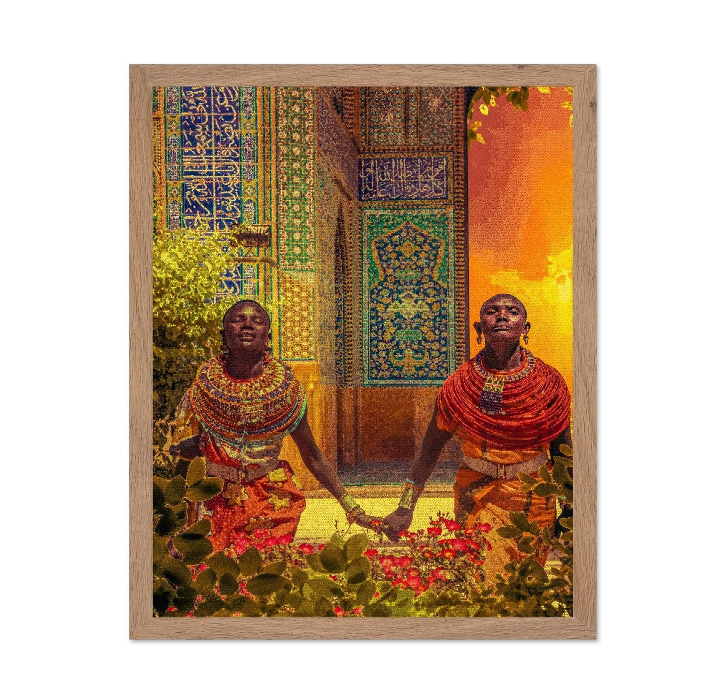 Cultural Mosaic Scene