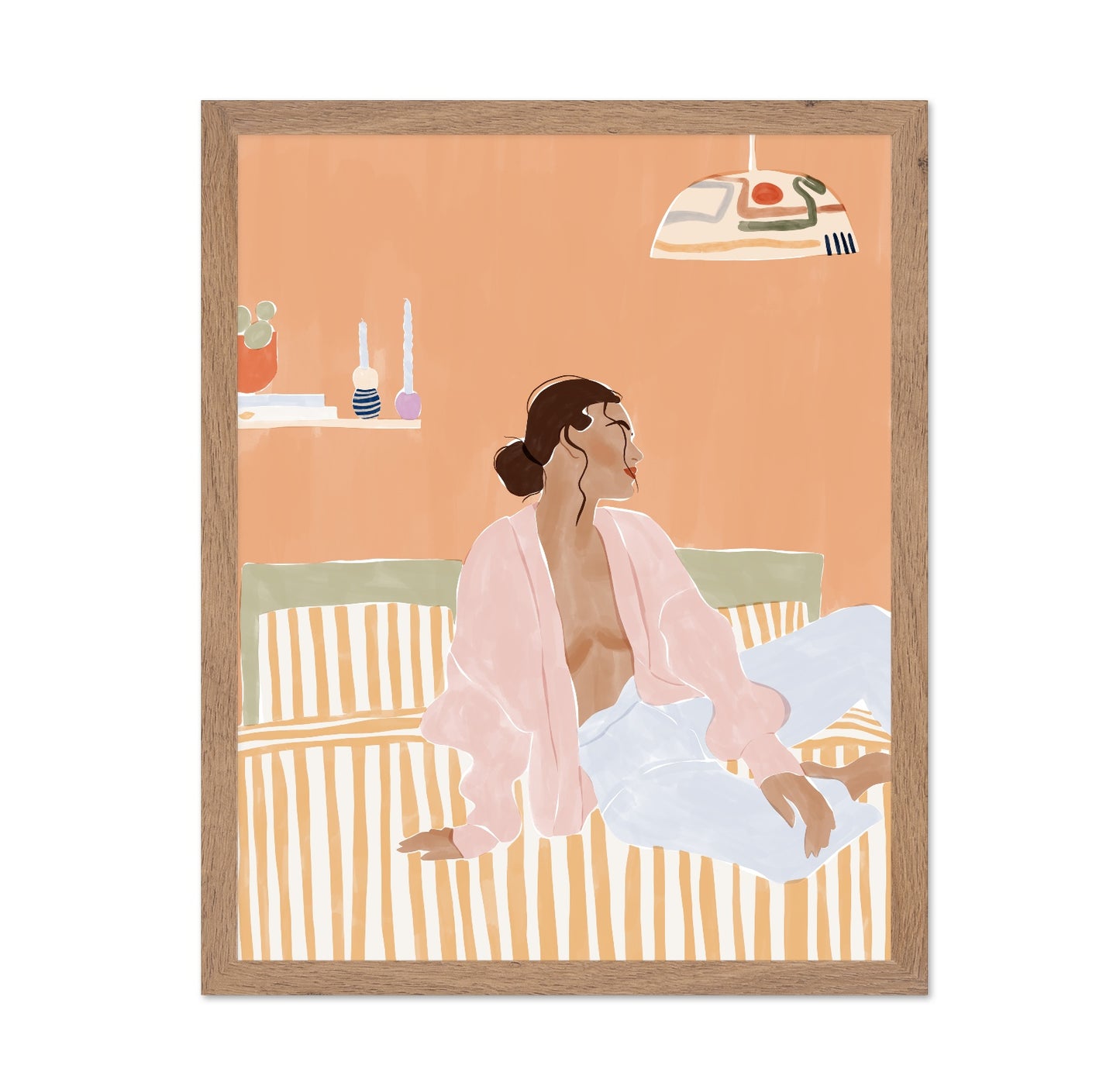 Cozy Sofa Woman