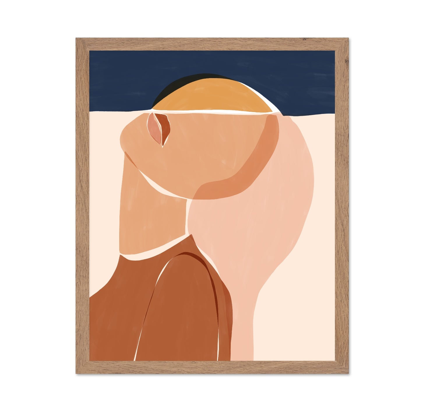 Abstract Face Profile