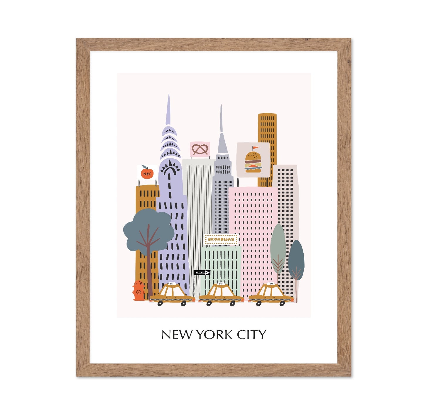 NYC Skyline Illustration No2