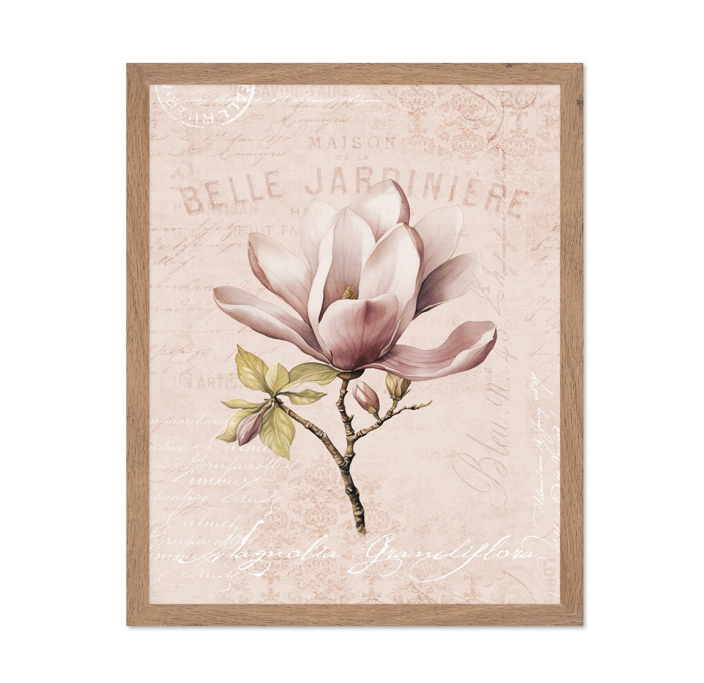 Vintage Magnolia Bloom