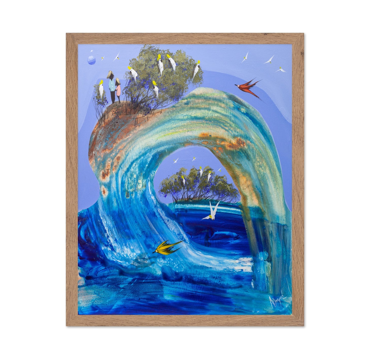 Surreal Ocean Wave