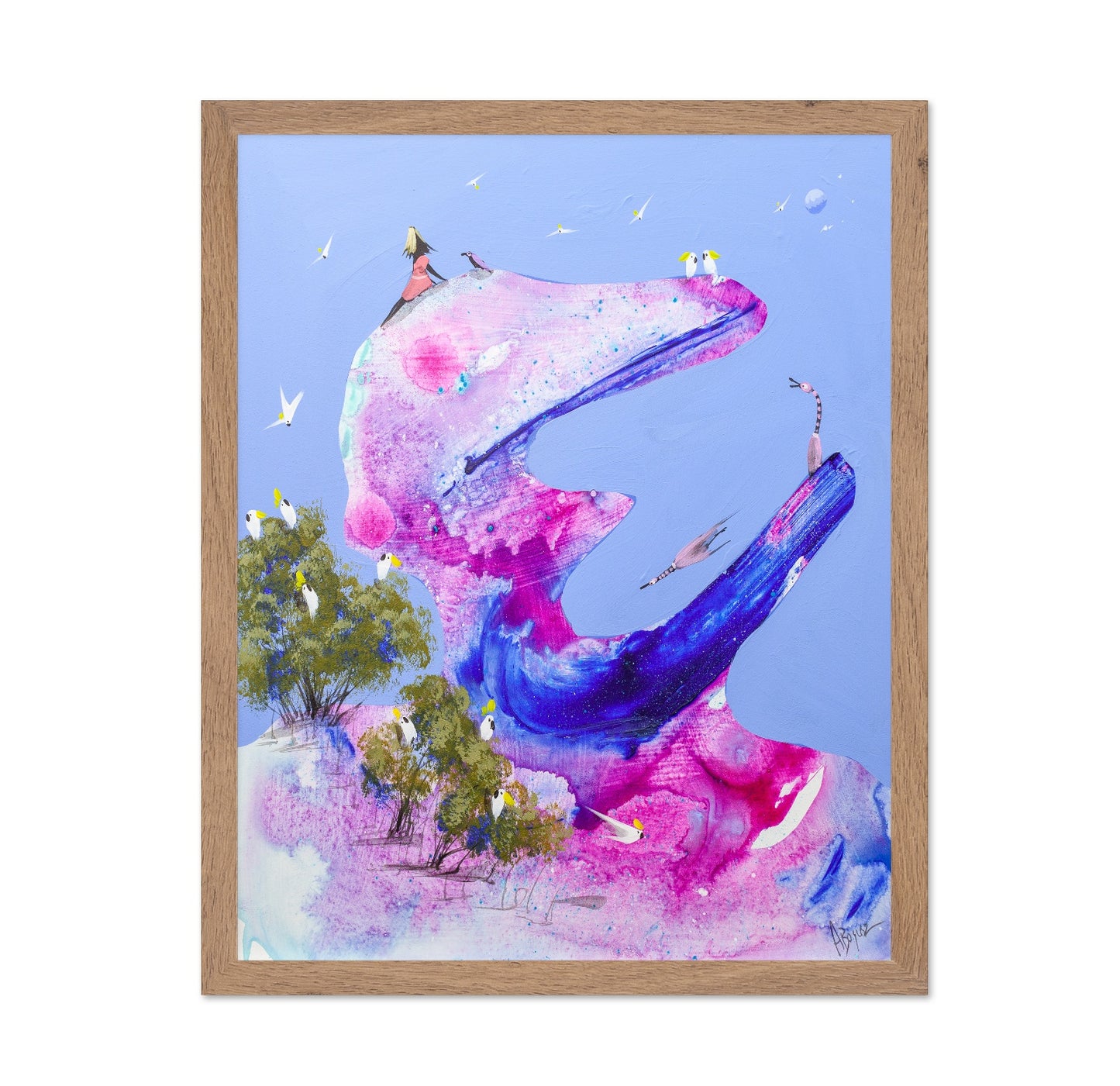 Whimsical Whale Birds