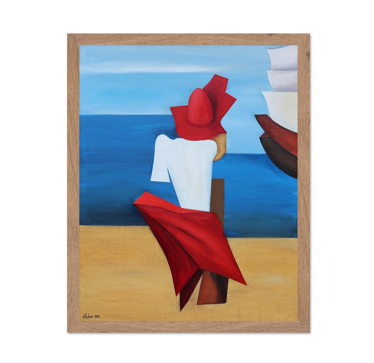 Seaside Red Dress