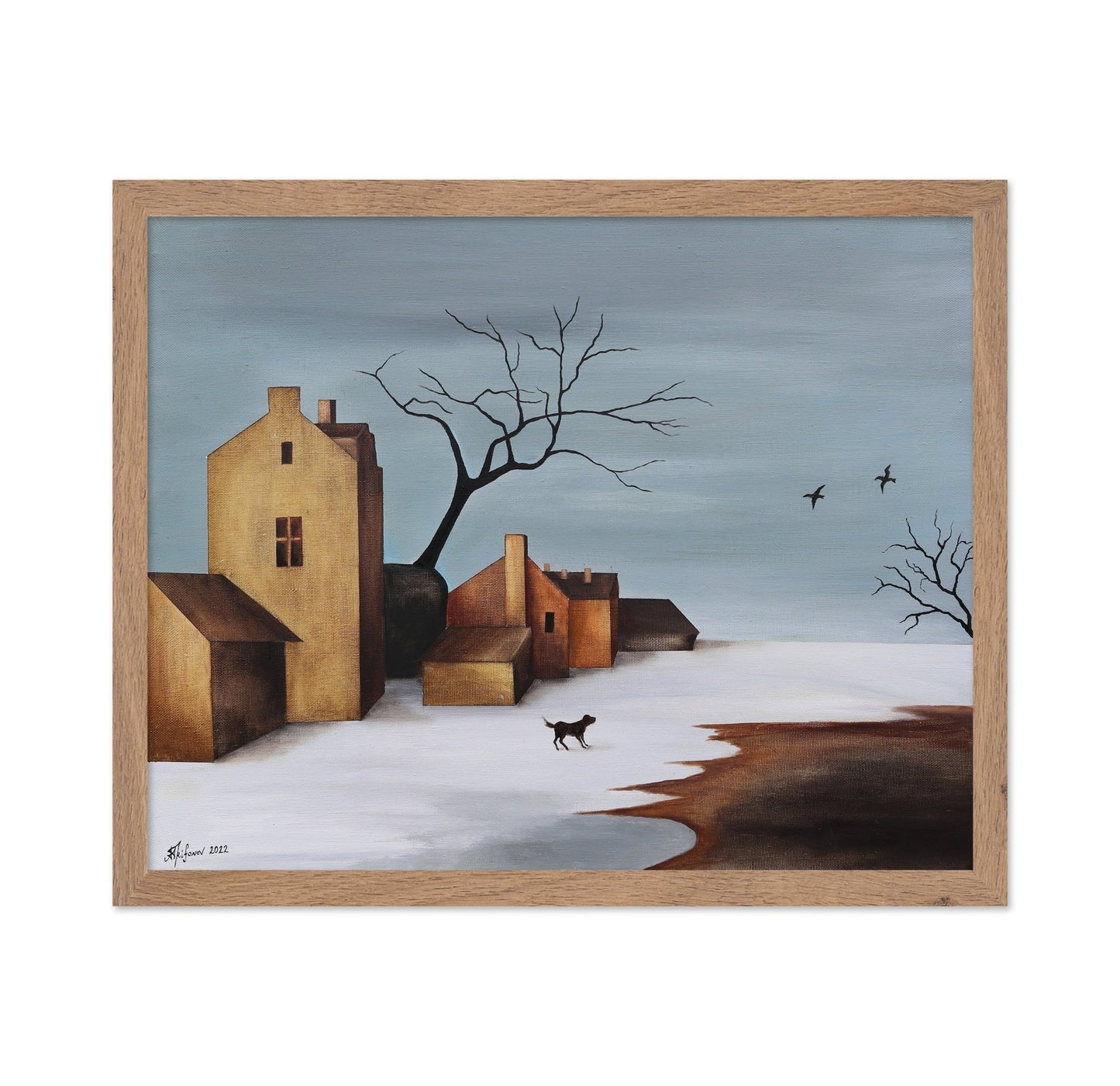 Quiet Winter Village