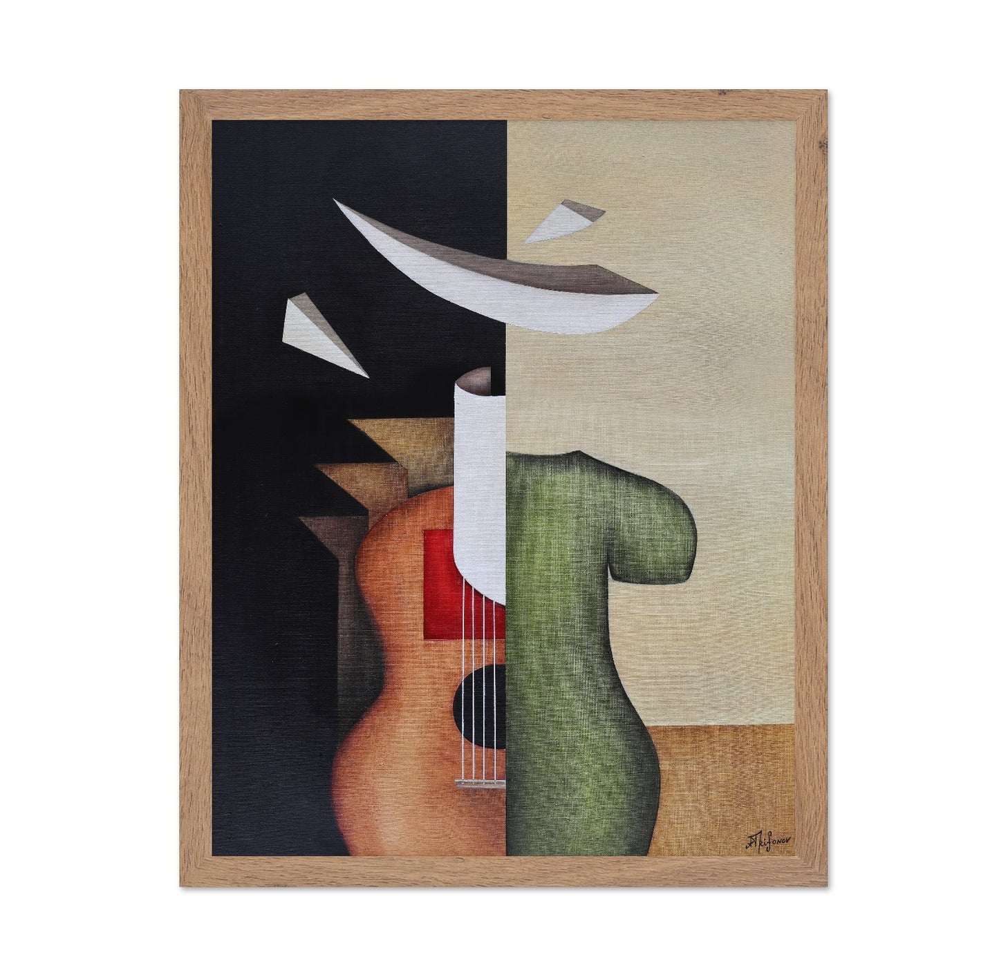 Abstract Guitar Portrait