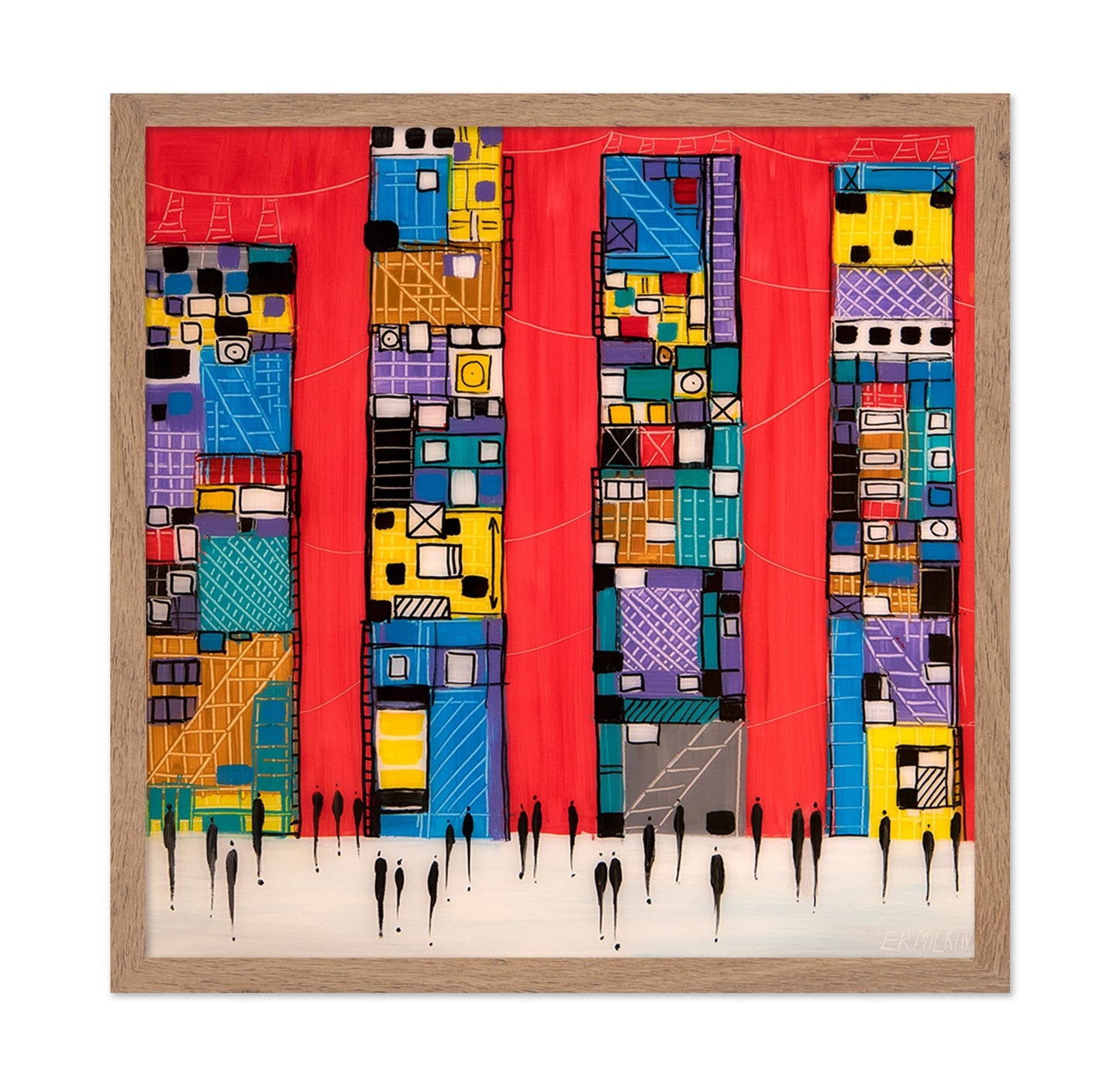 Colorful City Blocks