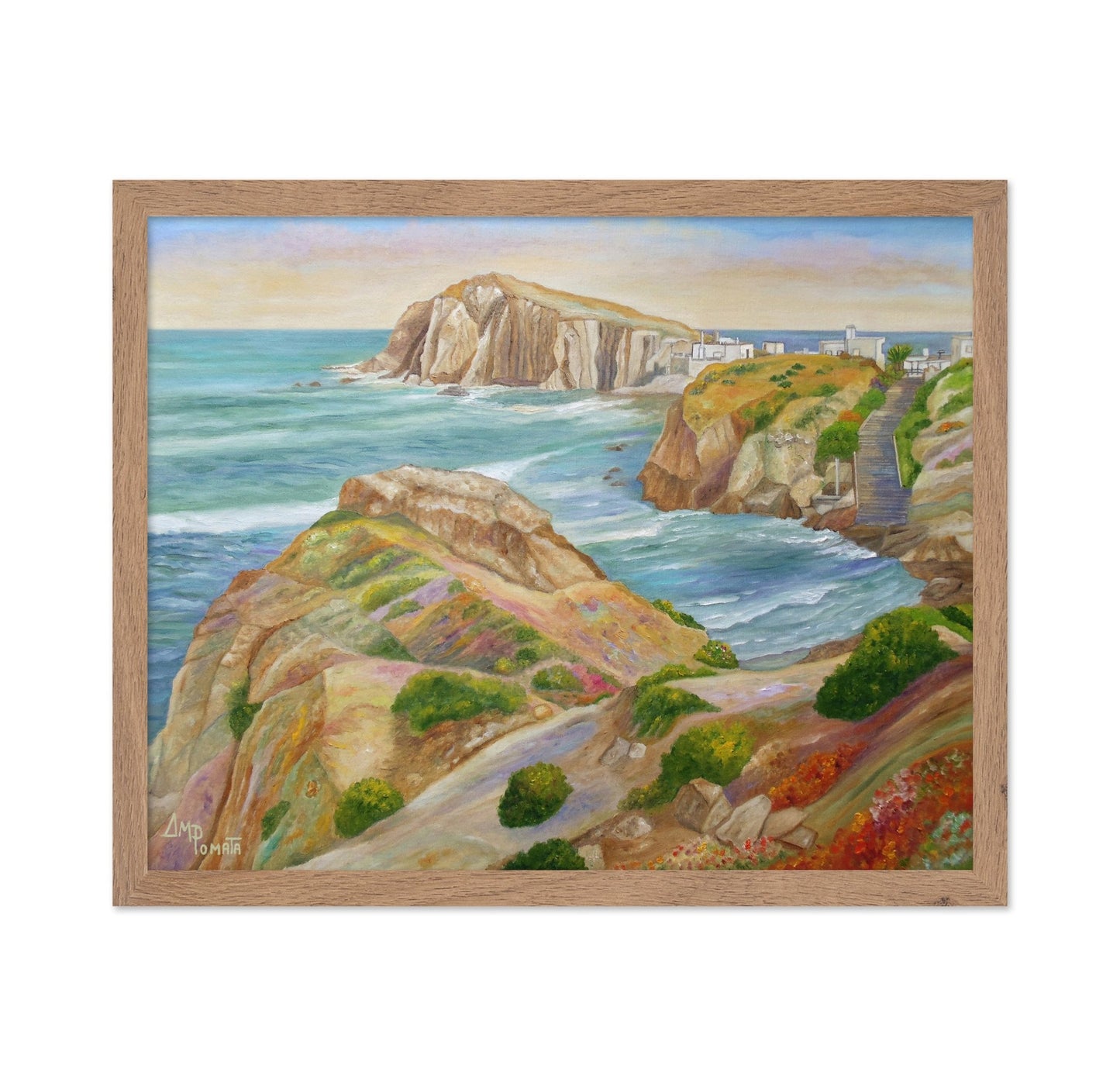 Coastal Cliffs and Ocean View