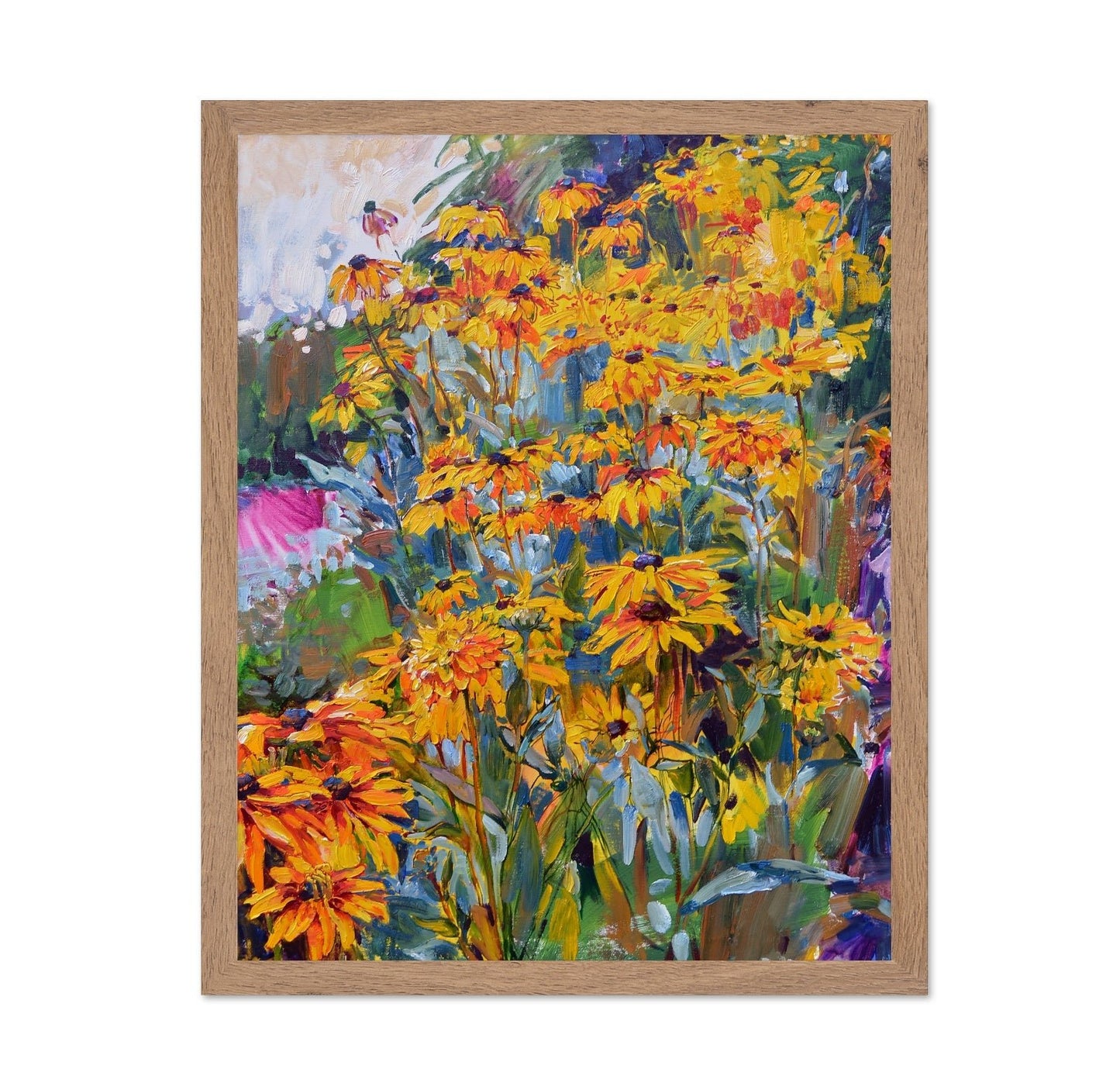 Golden Wildflower Garden