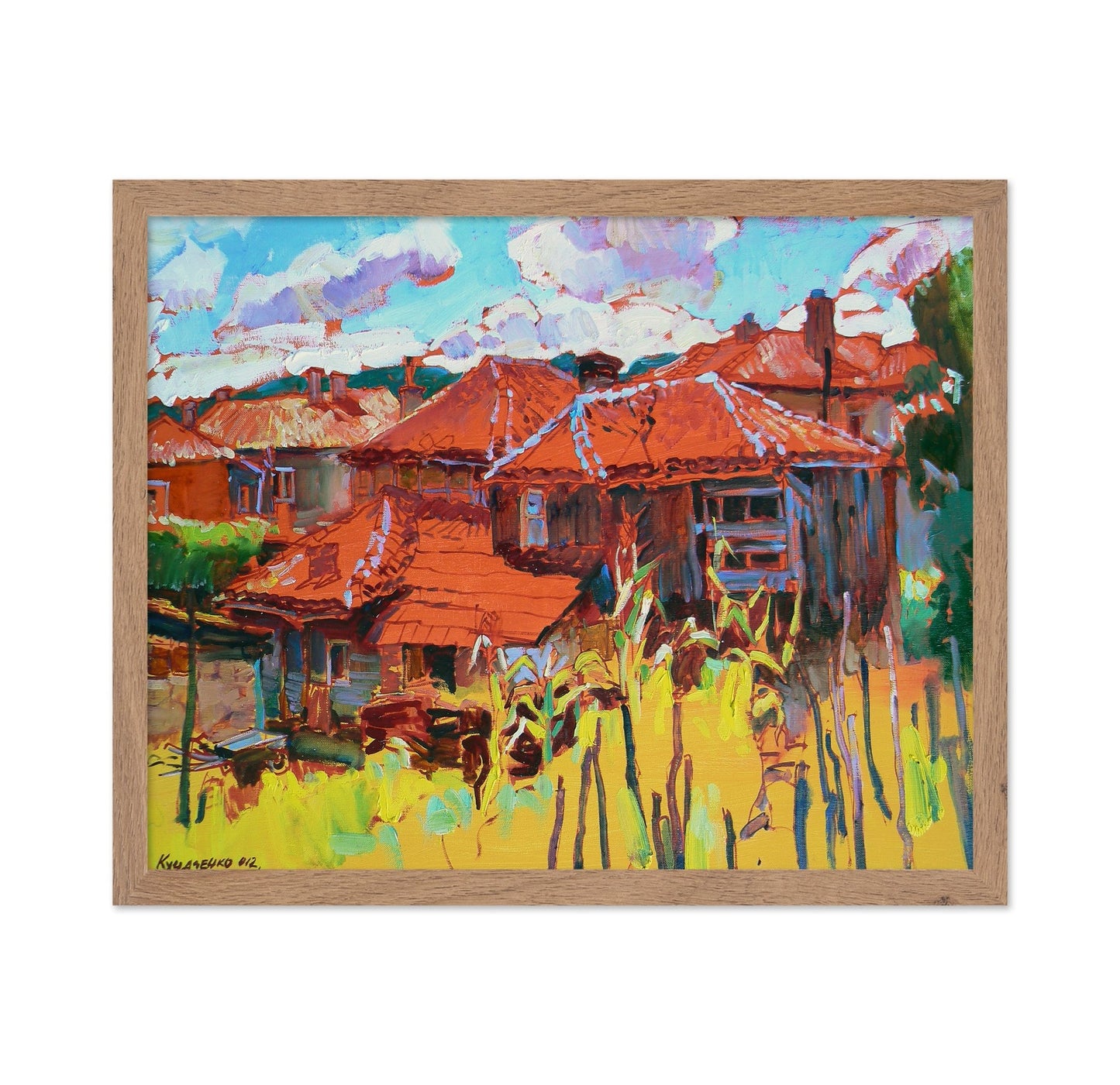 Rustic Village Rooftops