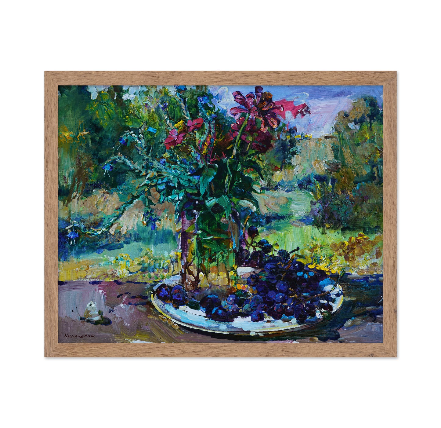 Floral Still Life Vase